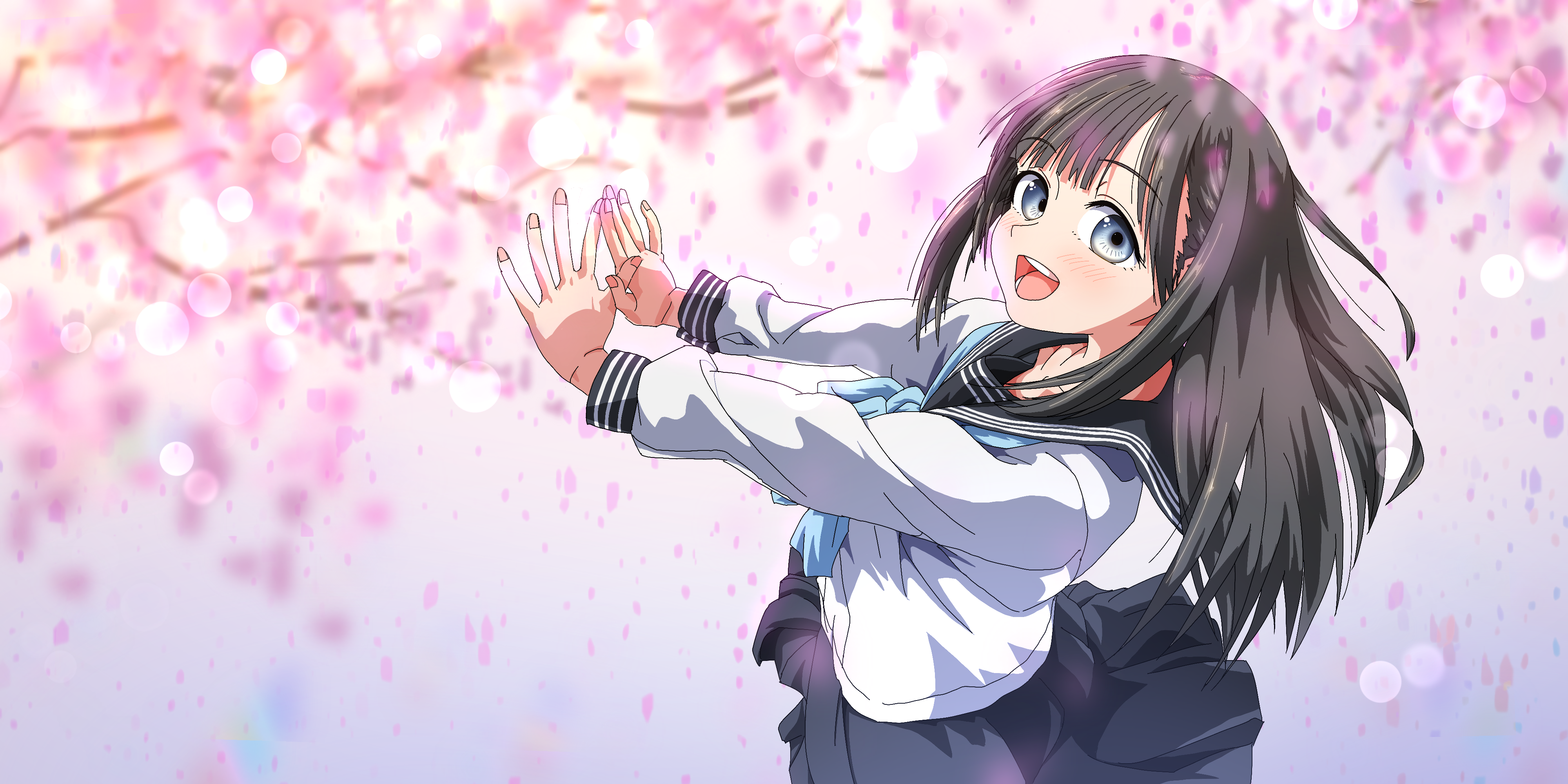 Akebi's Sailor Uniform HD Wallpaper