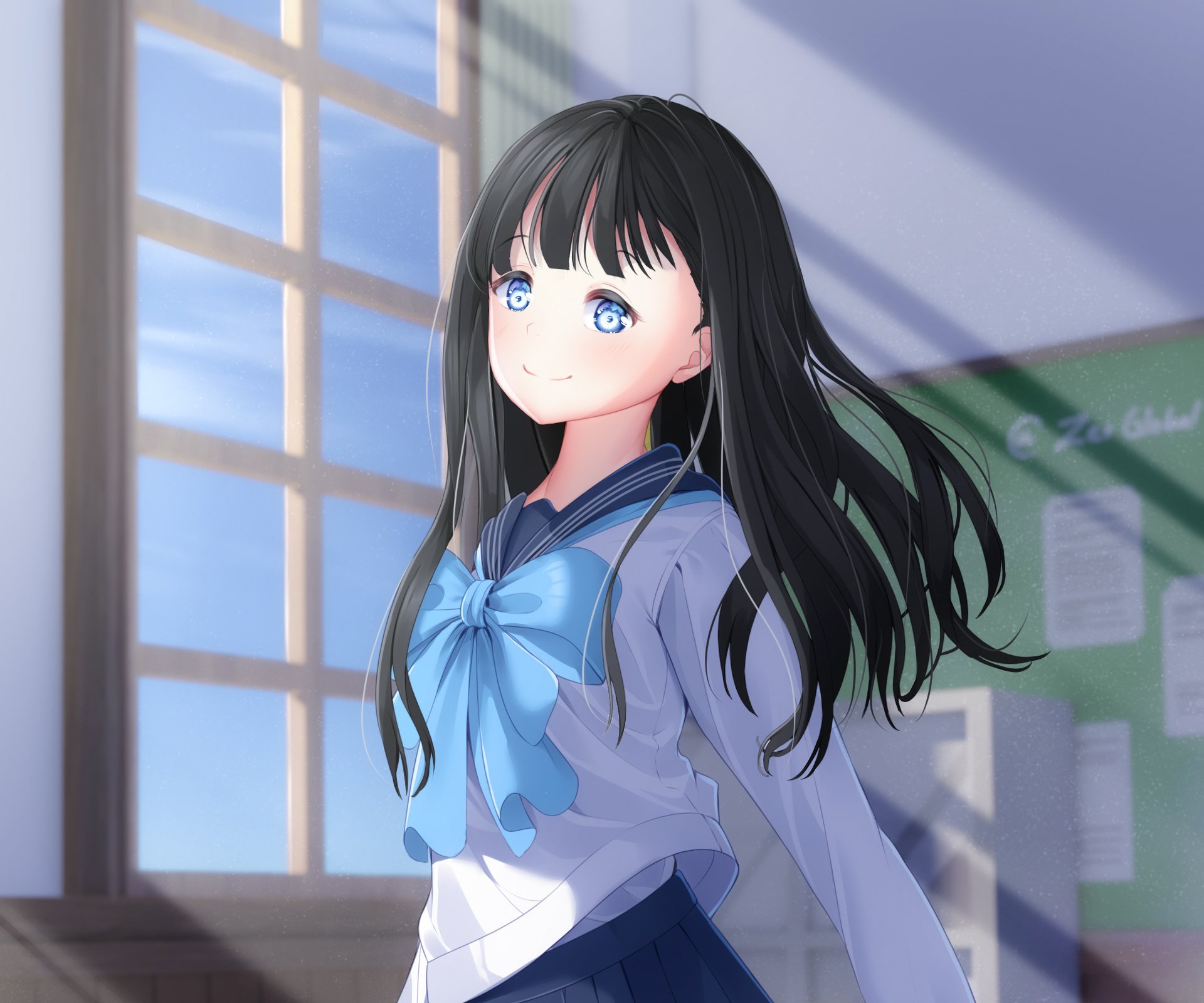 Akebi's Sailor Uniform HD Wallpaper