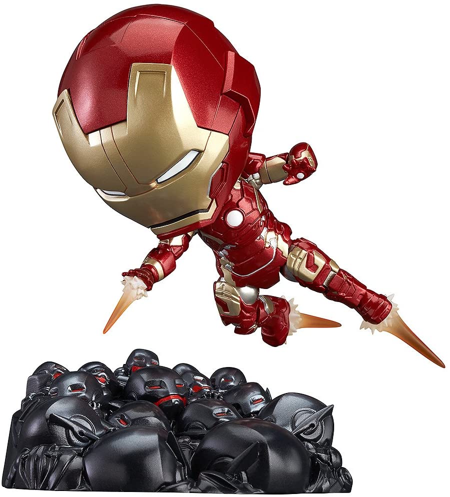Good Smile Avengers: Age of Ultron: Iron Man Mark 43: Hero's Edition Nendoroid Action Figure Ultron Sentries Set, Toys & Games