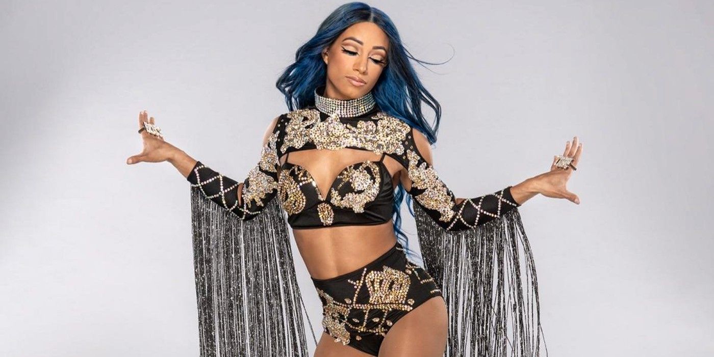 Sasha Banks Updates Fans After WWE Live Event Injury