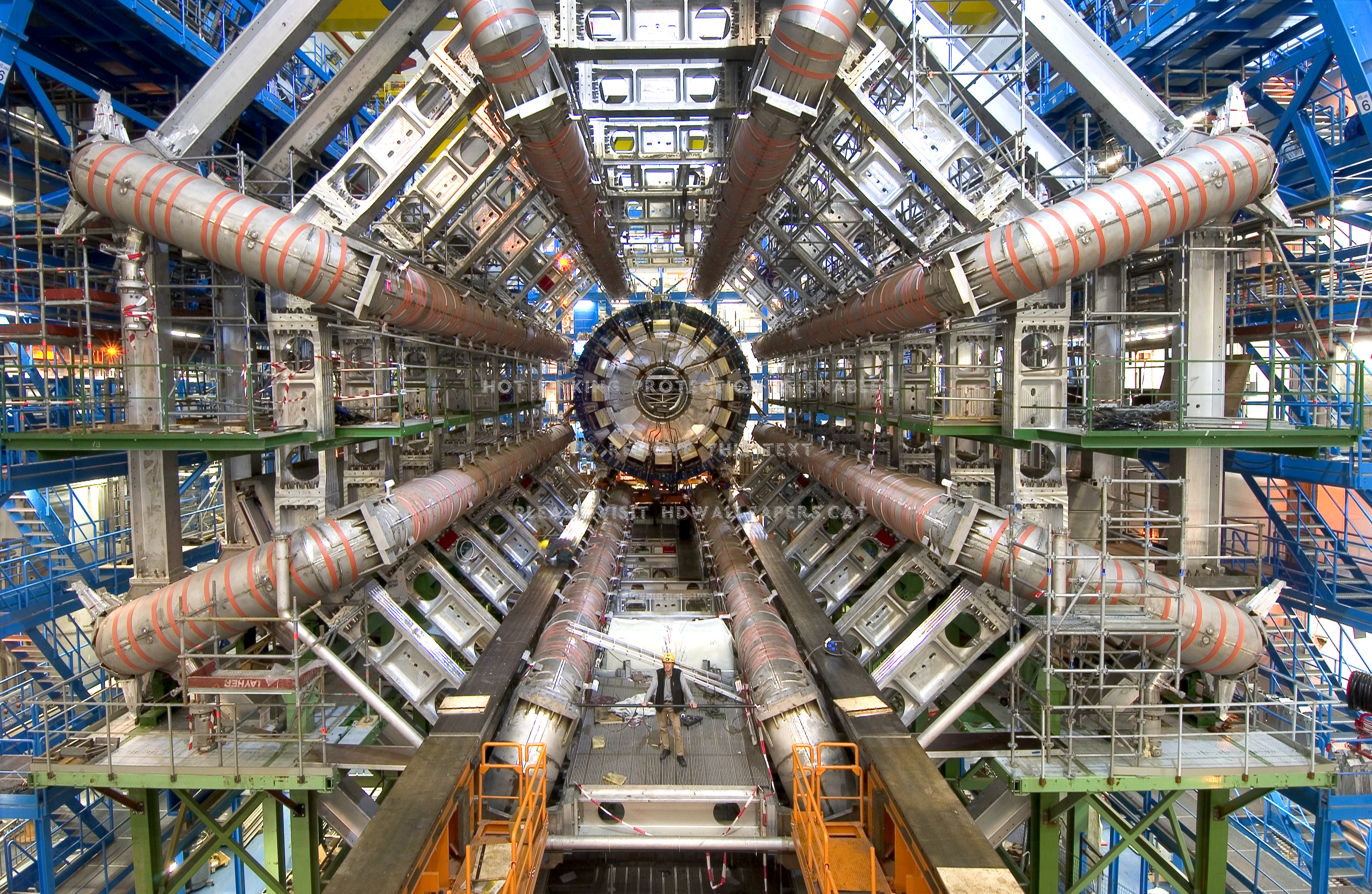 atlas lhc large hadron collider cern nature