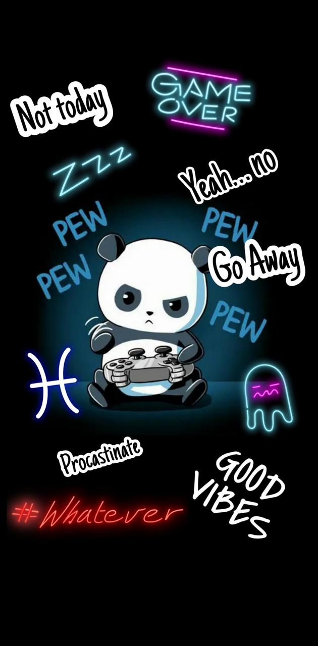 Lazy panda wallpaper