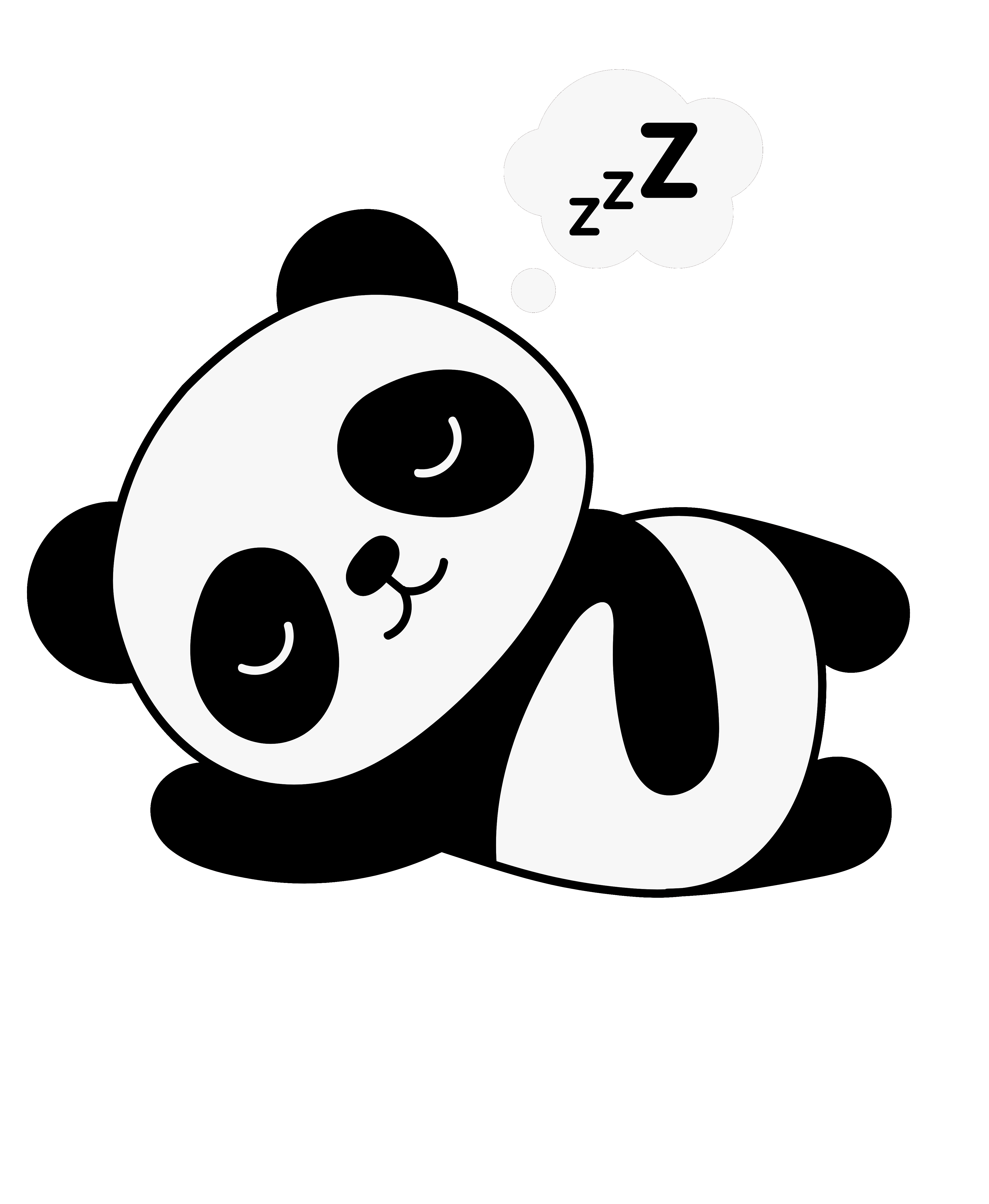 sleeping panda. Cute panda drawing, Panda background, Panda wallpaper