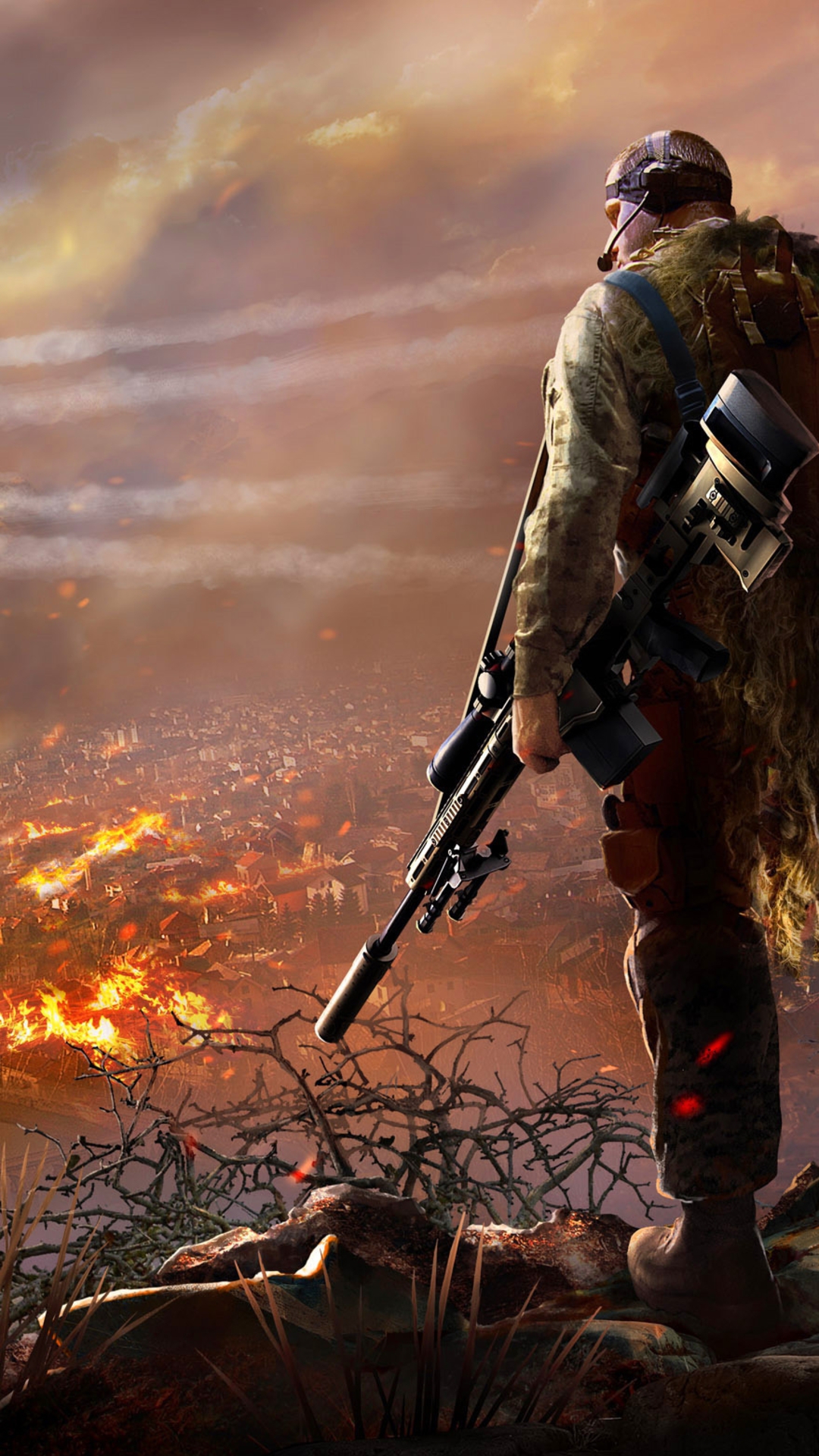 Background Sniper Game HD Wallpaper