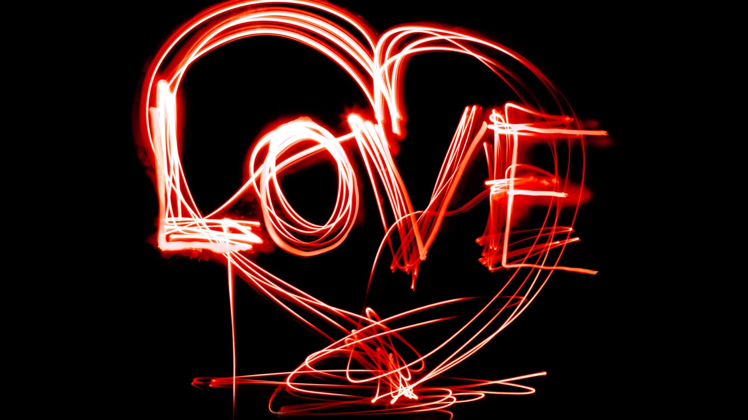 Love Neon Light Wallpaper