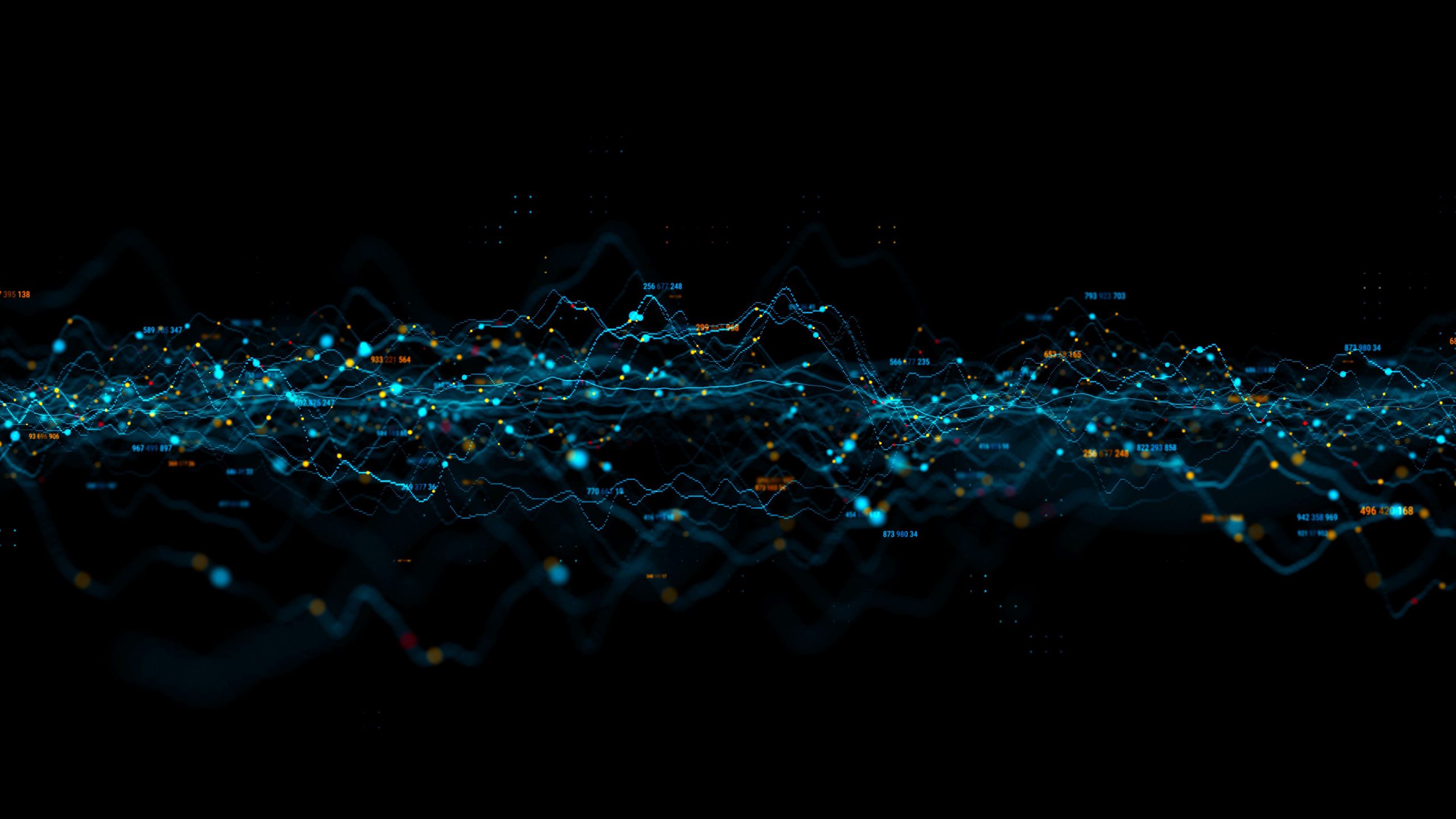 3D render abstract background with graph made of dot particles. Wallpaper. Wallpaper Download. High Resolution Wallpaper