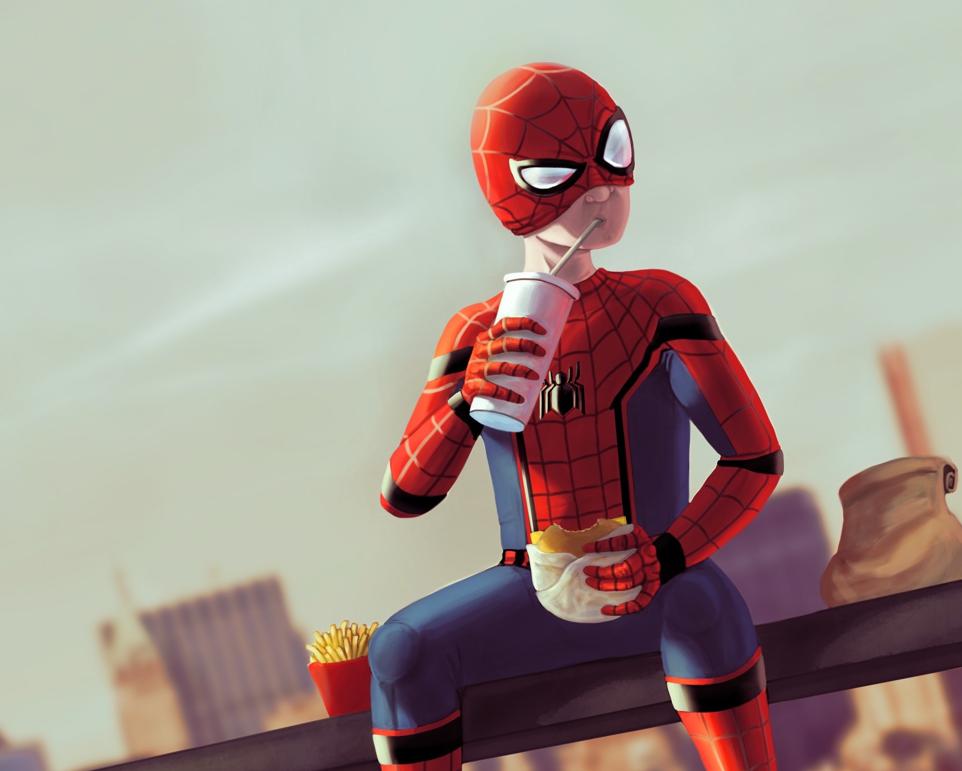 Little Spider Man Wallpaper
