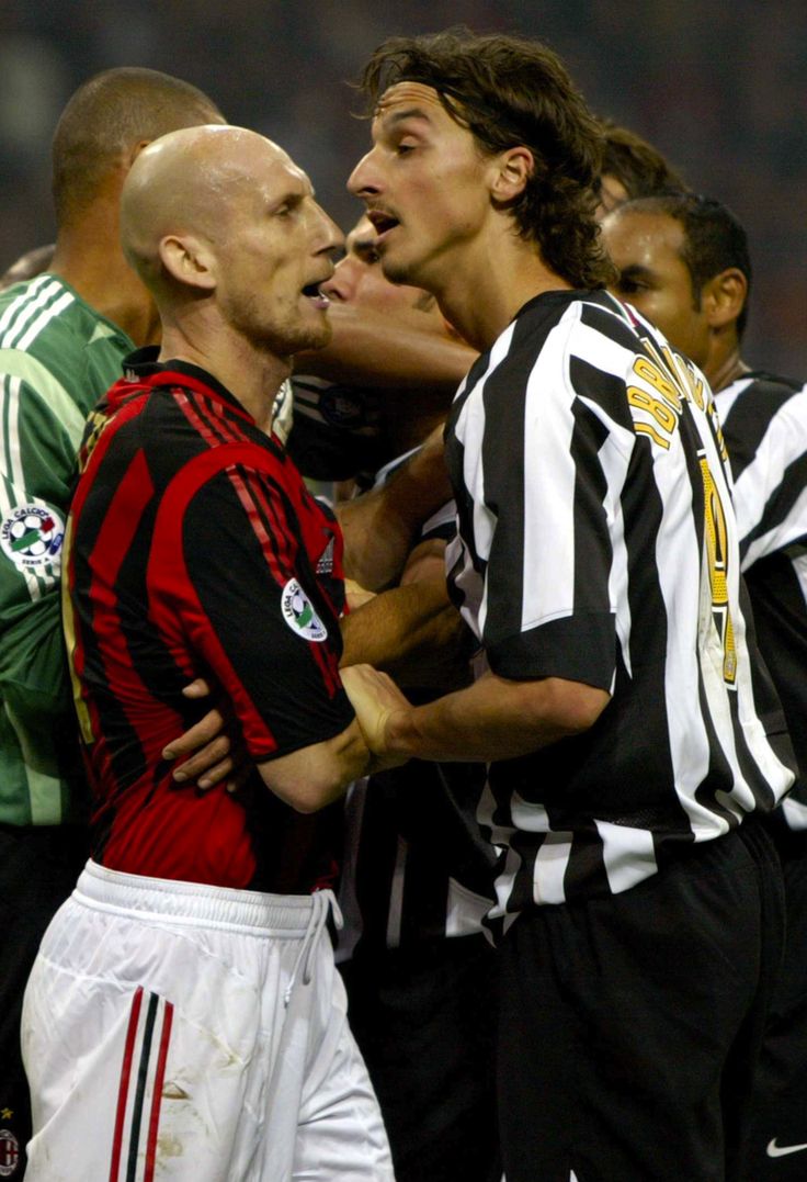 Too big to fail: Jaap and Zlatan, October 2005. Football image, World football, Football