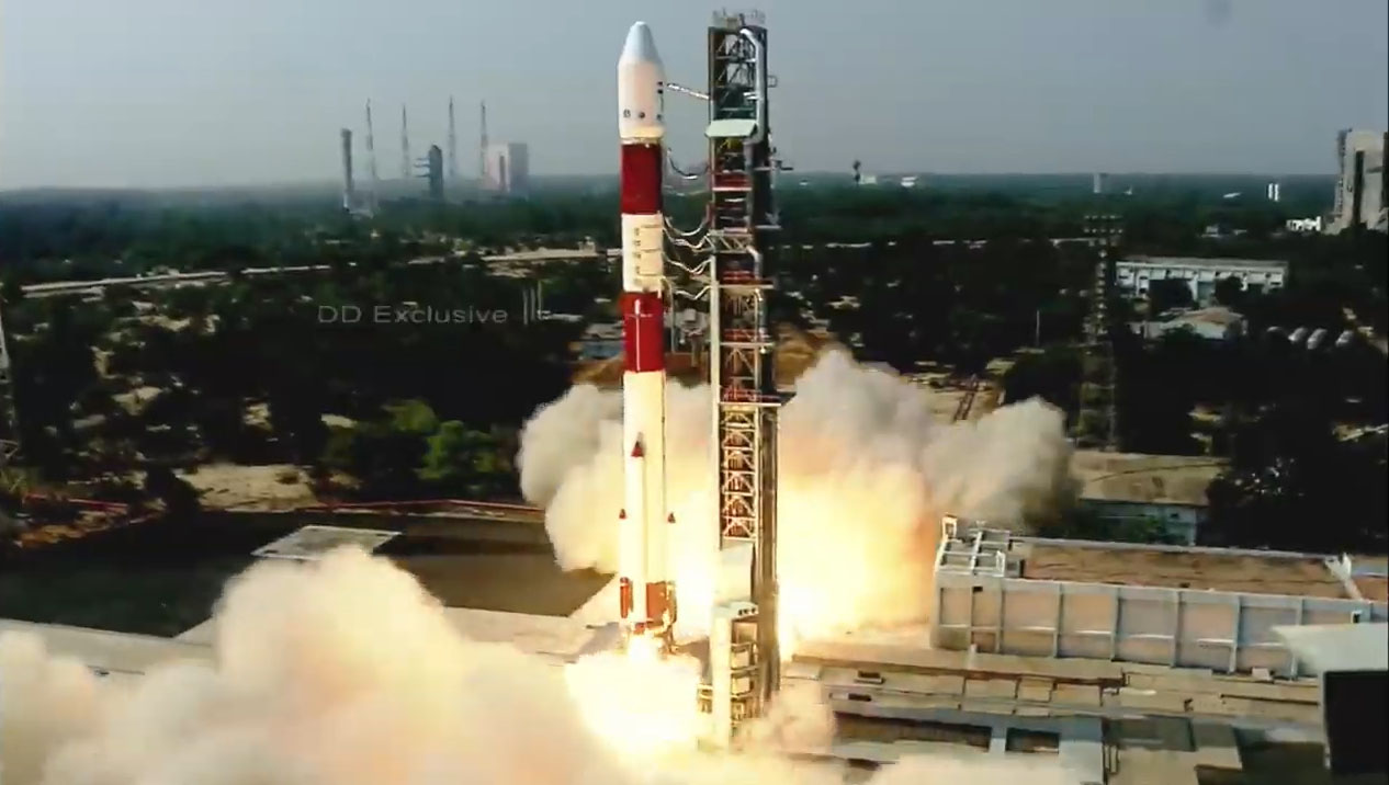 India Launches Brazil's Amazonia 1 Earth Observation Satellite And 18 Others Into Orbit
