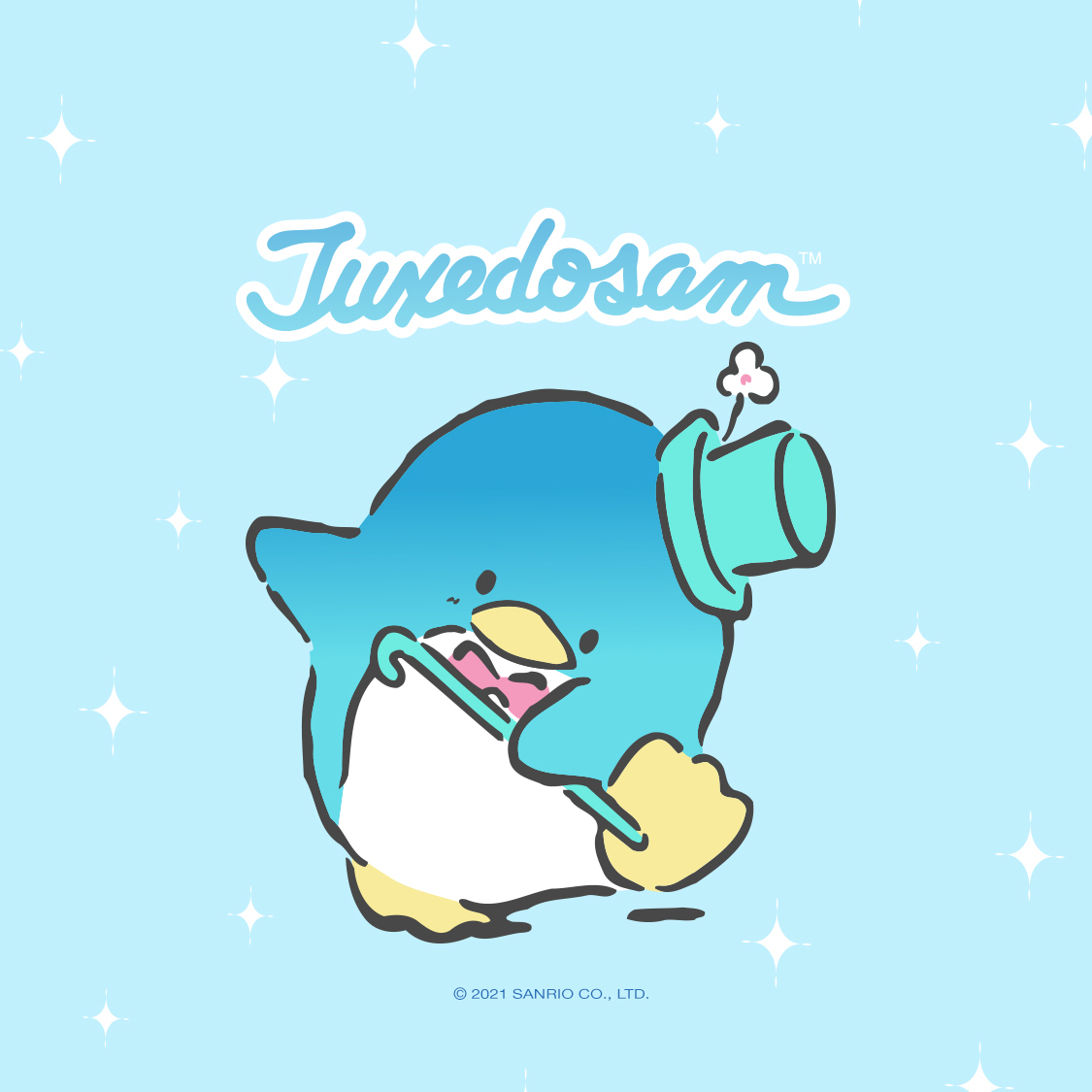 Sanrio na Twitteru: Take #Tuxedosam on the go with new background for your phone!