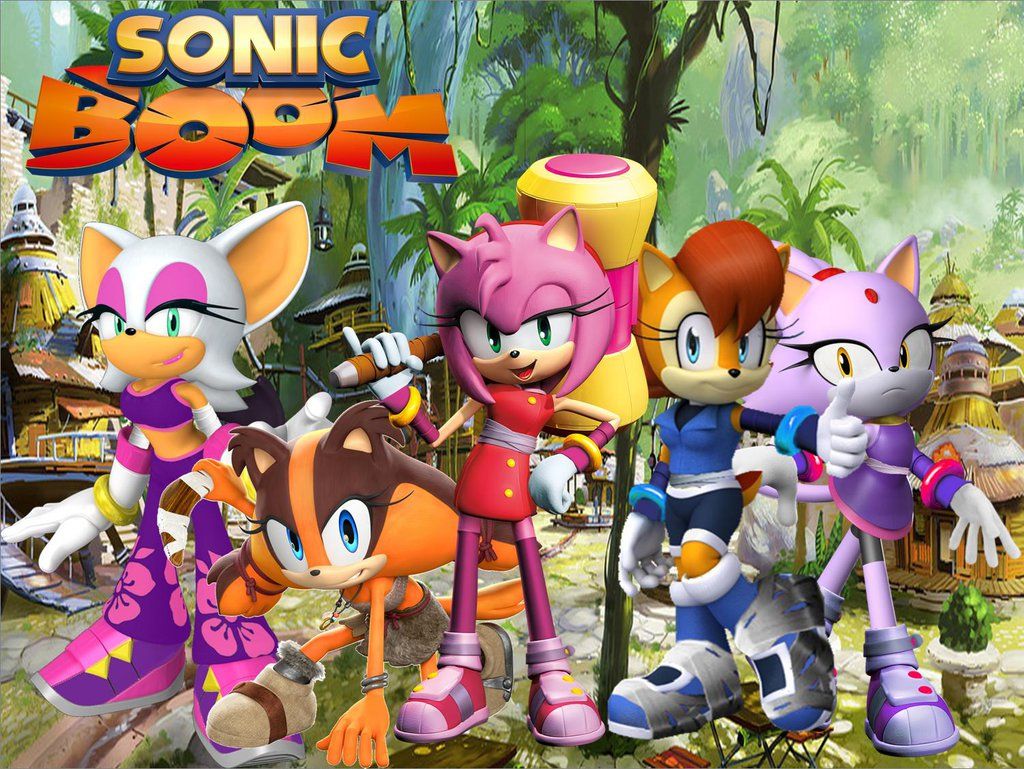 Sonic BOOM Girls!. Sonic, Sonic boom, Sonic art
