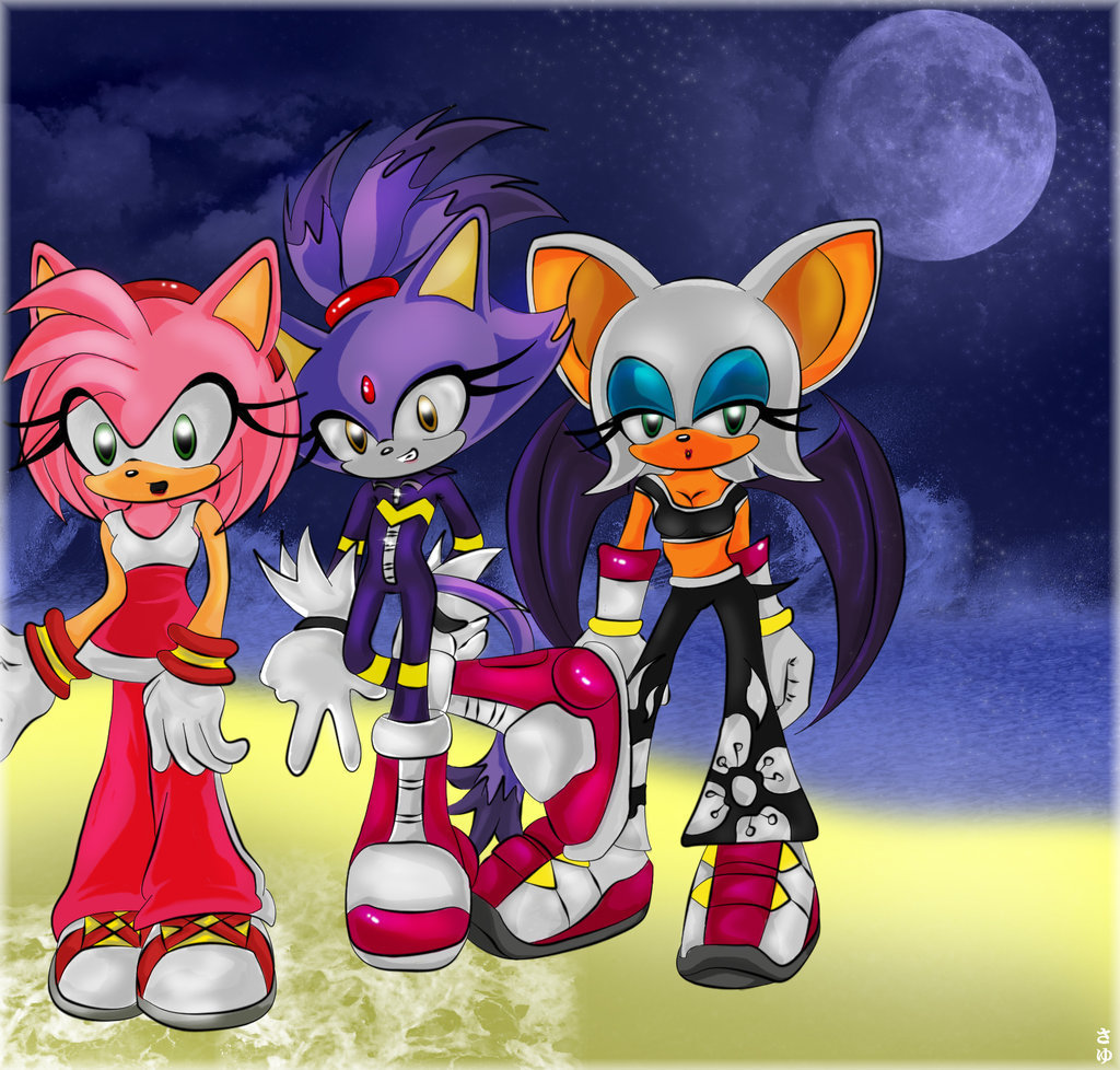 Amy, Rouge, and Blaze GIRLS Foto