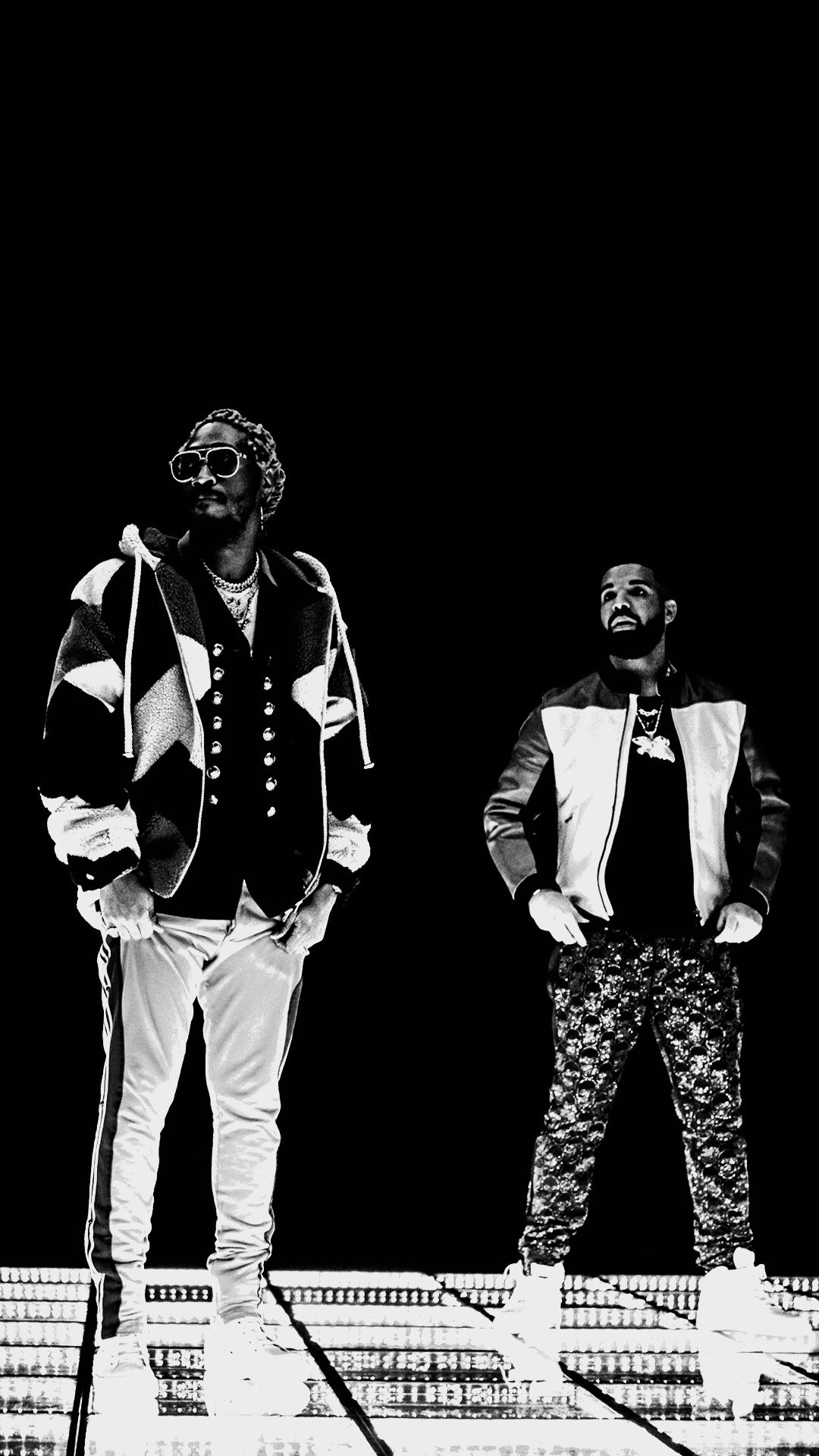 Drake & Future Phone Wallpaper. Future and drake, Rap album covers, Drake wallpaper