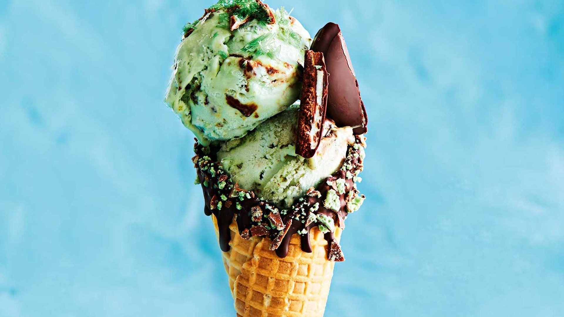 Mint Ice Cream Desktop Wallpaper 73568 1920x1080px