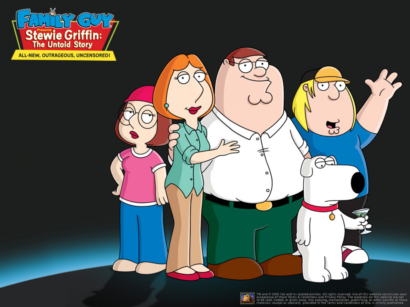 Brian Griffin Peter Griffin Lois Griffin Chris Griffin Meg Griffin Wallpaper:1600x1200