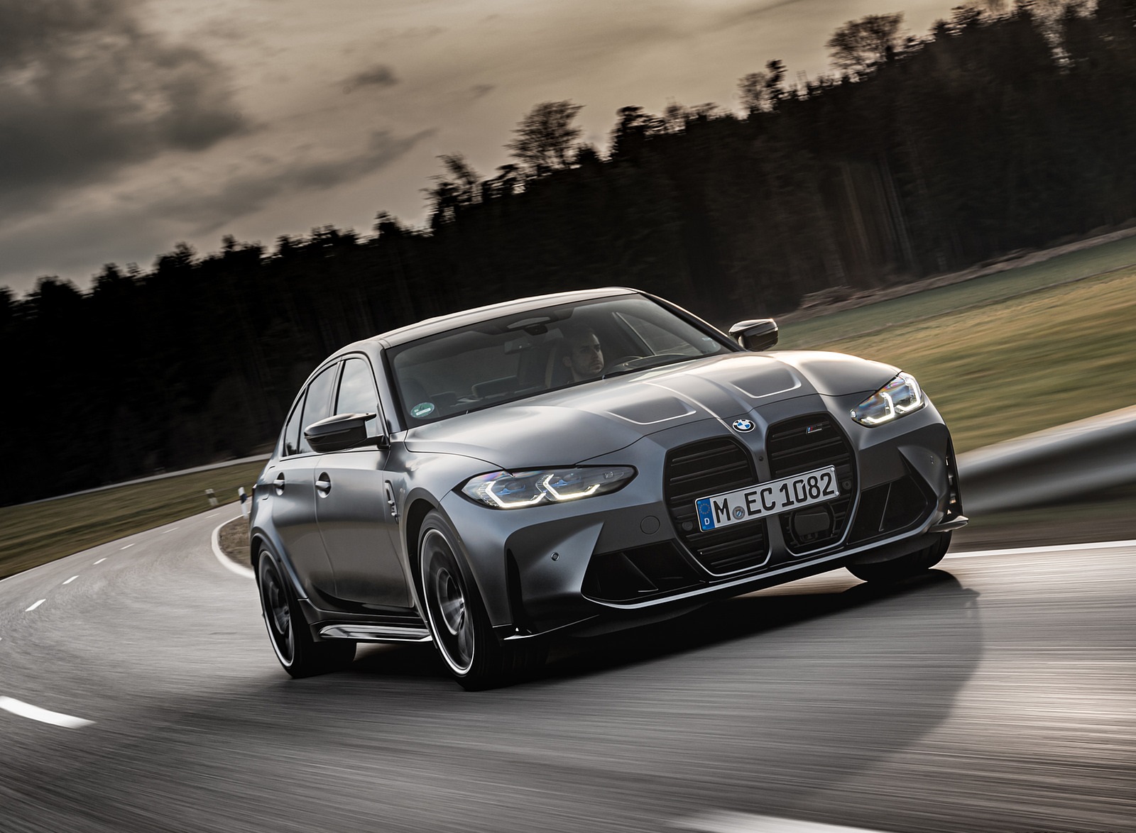 2022 BMW M3 Competition M XDrive Front Three Quarter Wallpaper