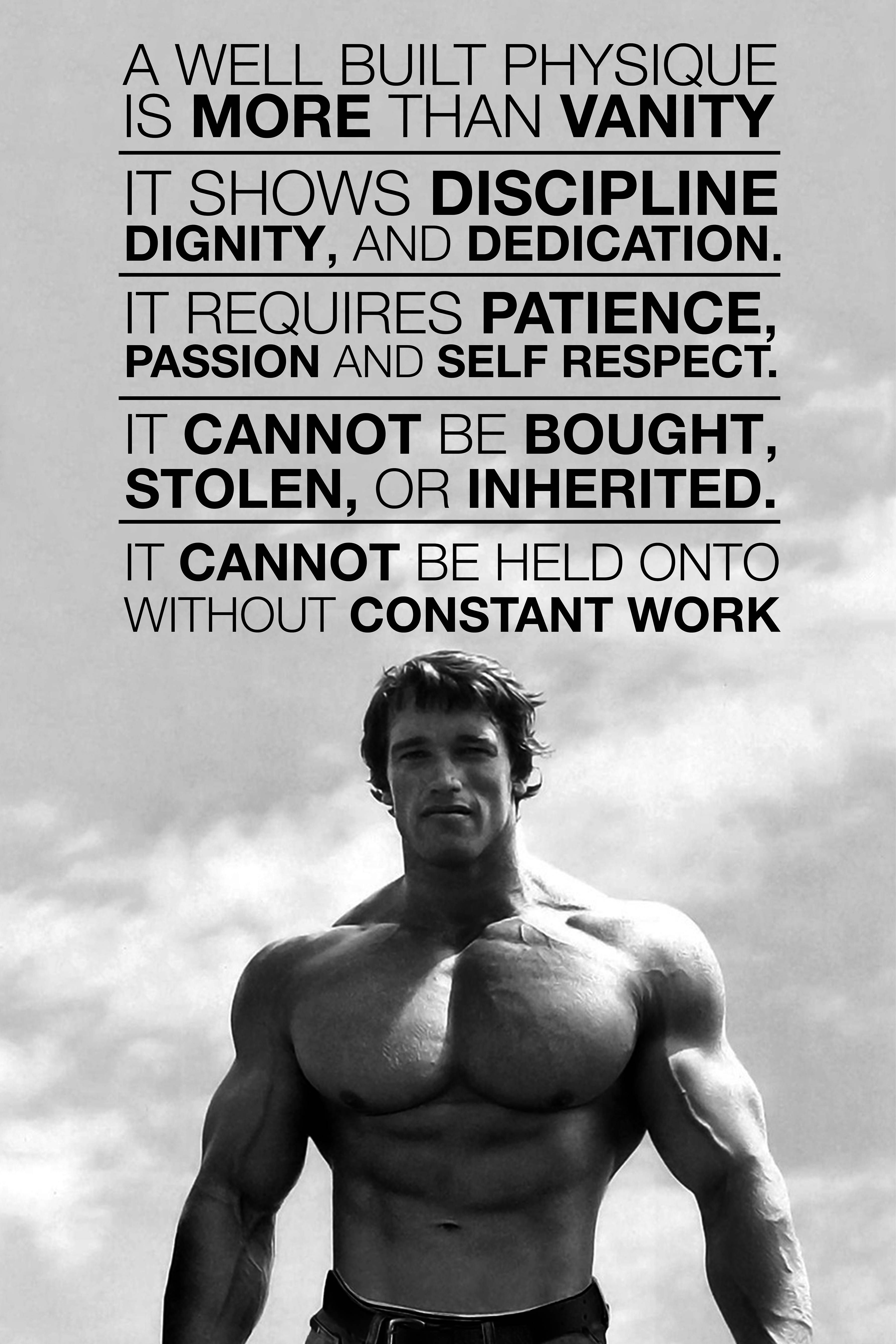 Image Inspirational Arnold Poster. Bodybuilding motivation quotes, Bodybuilding quotes, Arnold schwarzenegger quotes