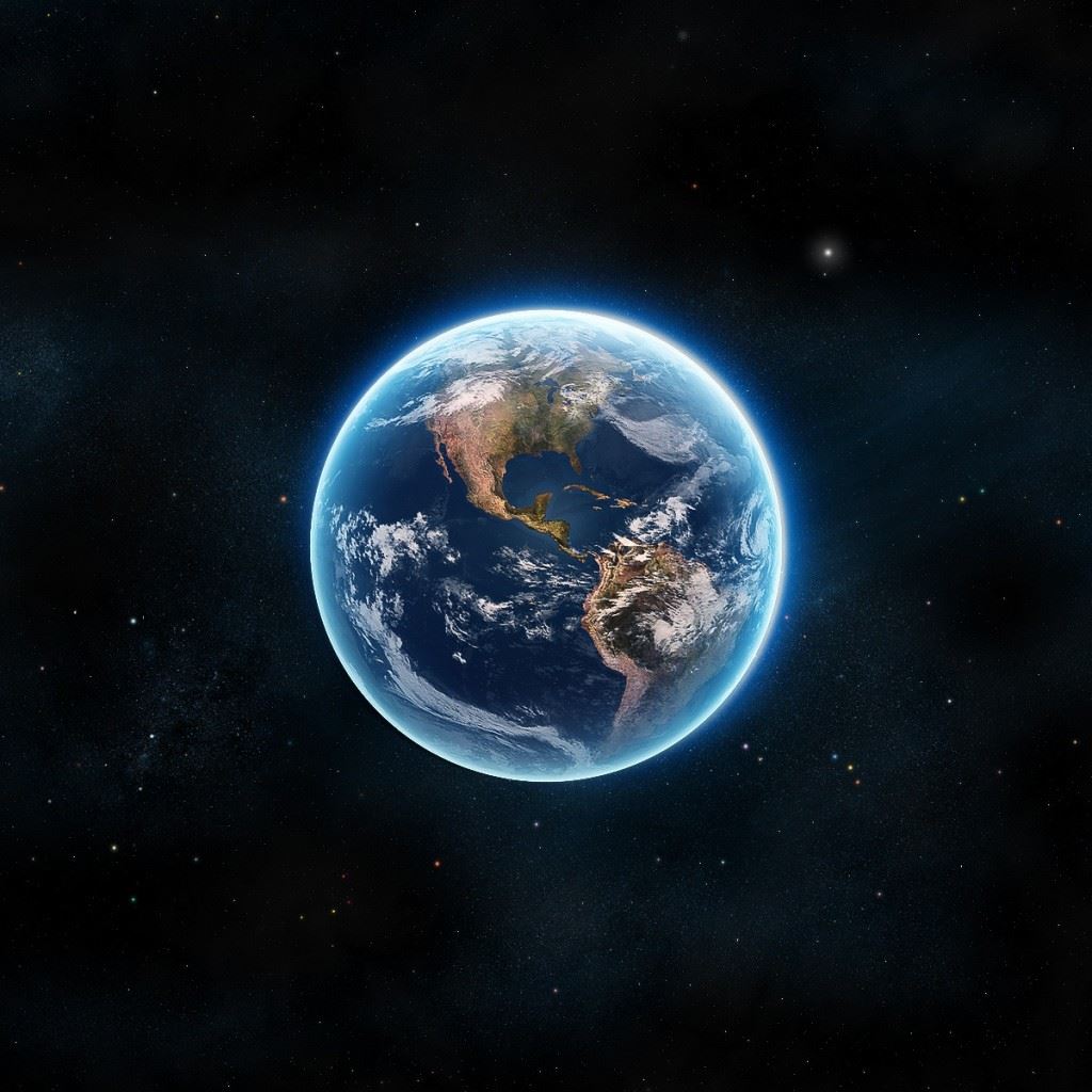 Earth The Blue Planet iPad Wallpaper Free Download