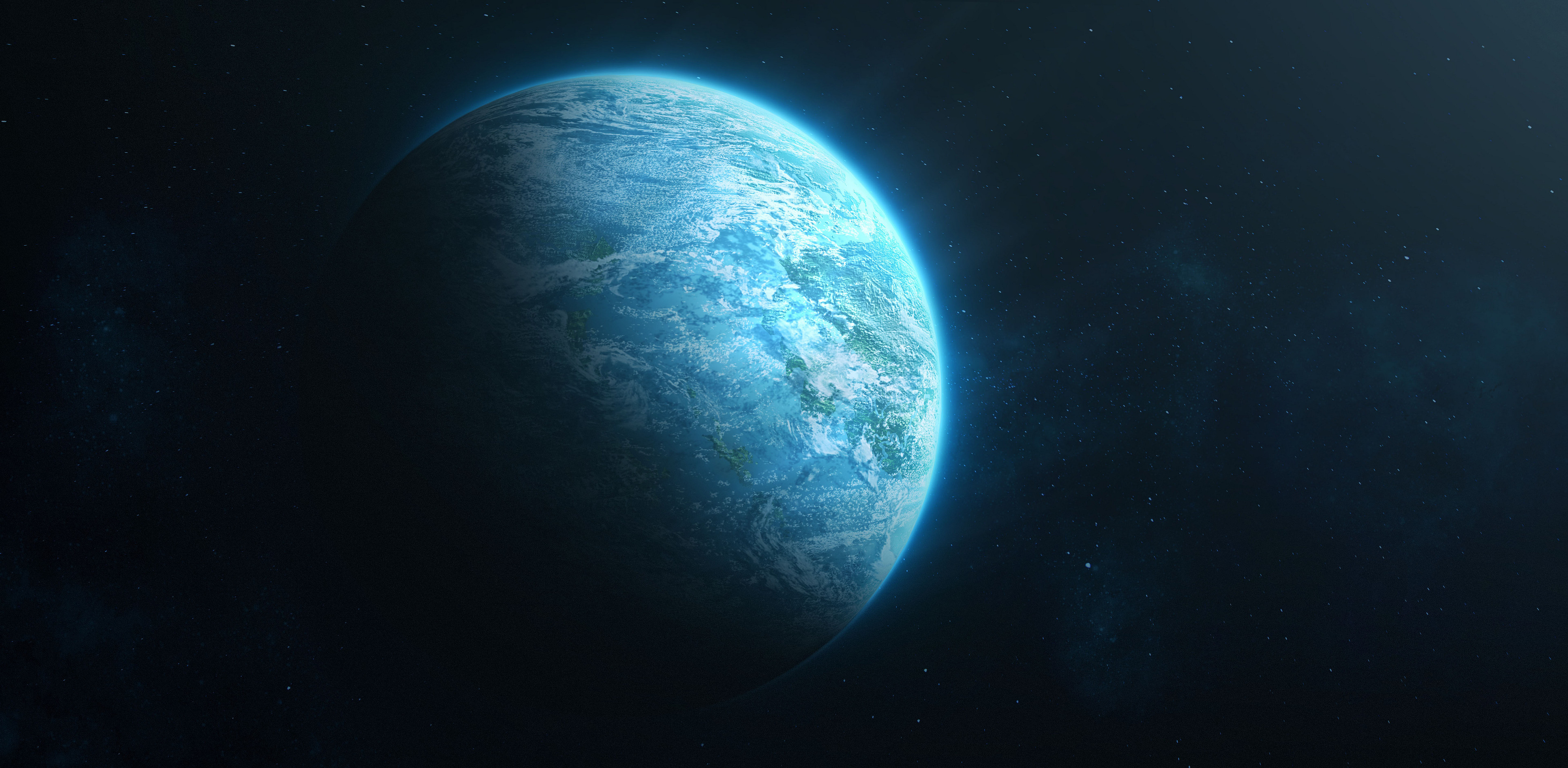 Blue Planet Space View 4k, HD Digital Universe, 4k Wallpaper, Image, Background, Photo and Picture
