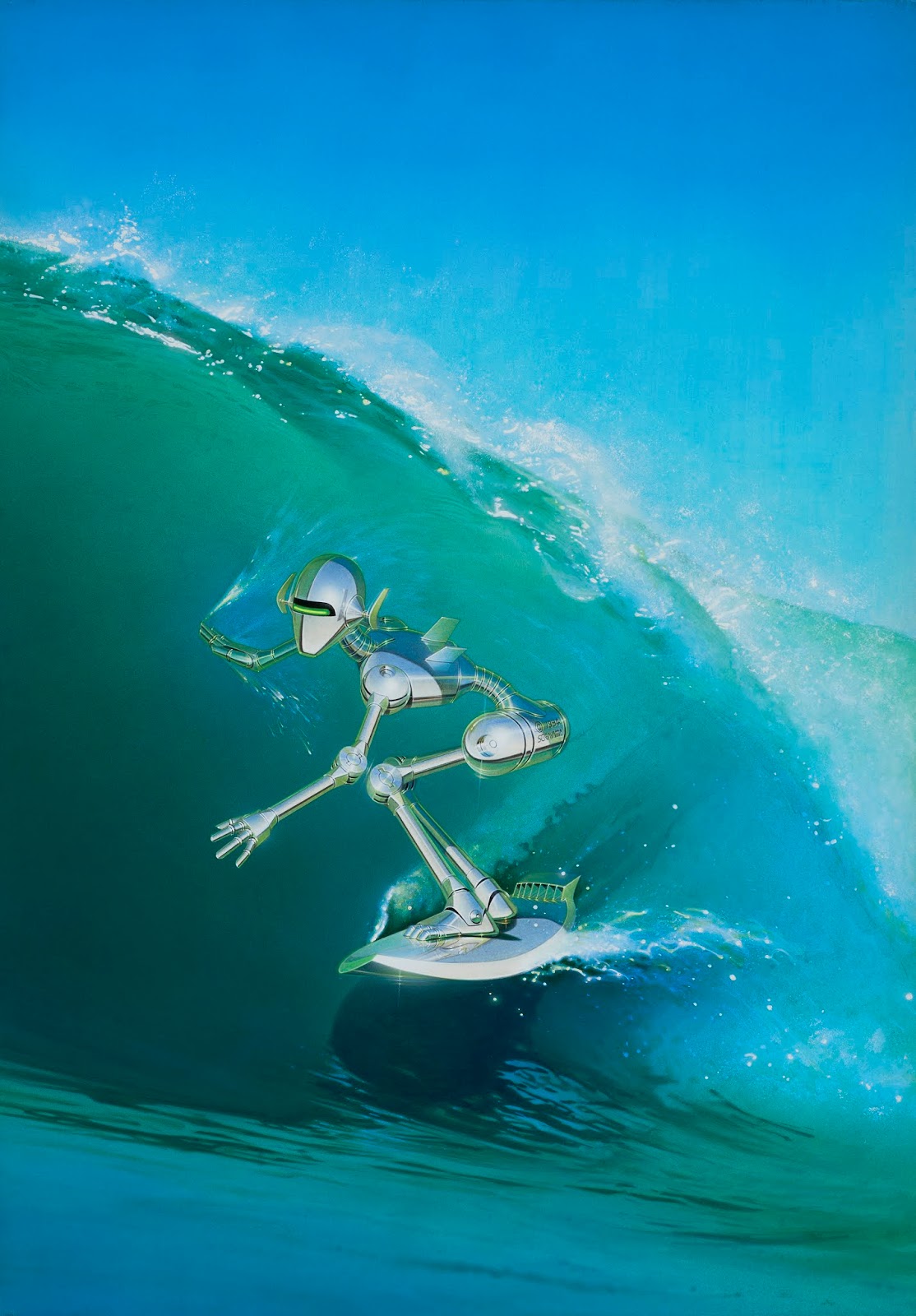 SORAYAMA CLASSIC ROBOT SURF by APPortfolio x Hajime Sorayama for July 7th Online Launch