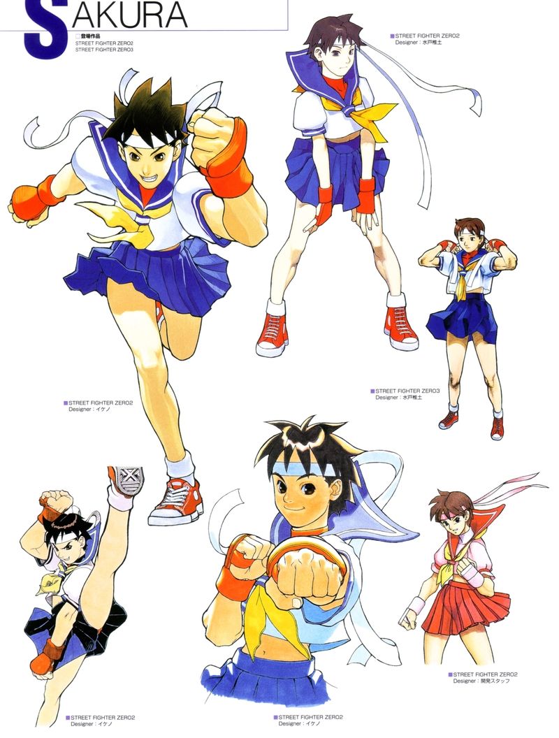 street fighter sakura 2400x3168 wallpaper