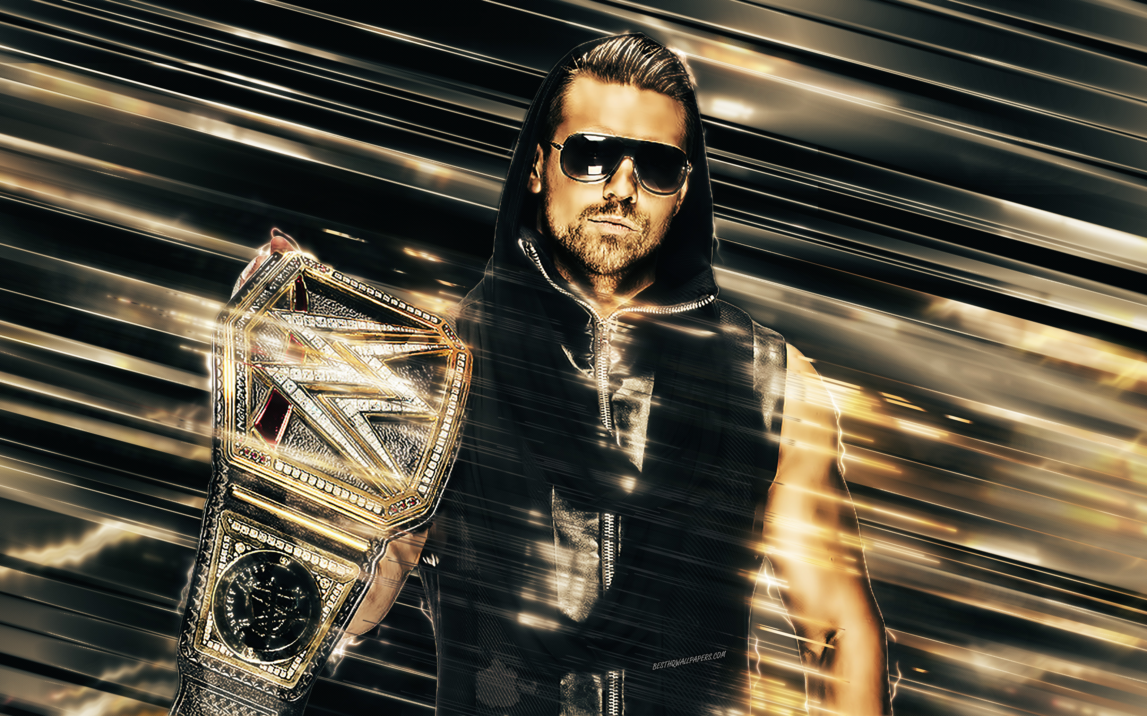 Download wallpaper The Miz, Michael Mizanin, WWE, American professional wrestler, creative art, portrait, USA for desktop with resolution 3840x2400. High Quality HD picture wallpaper