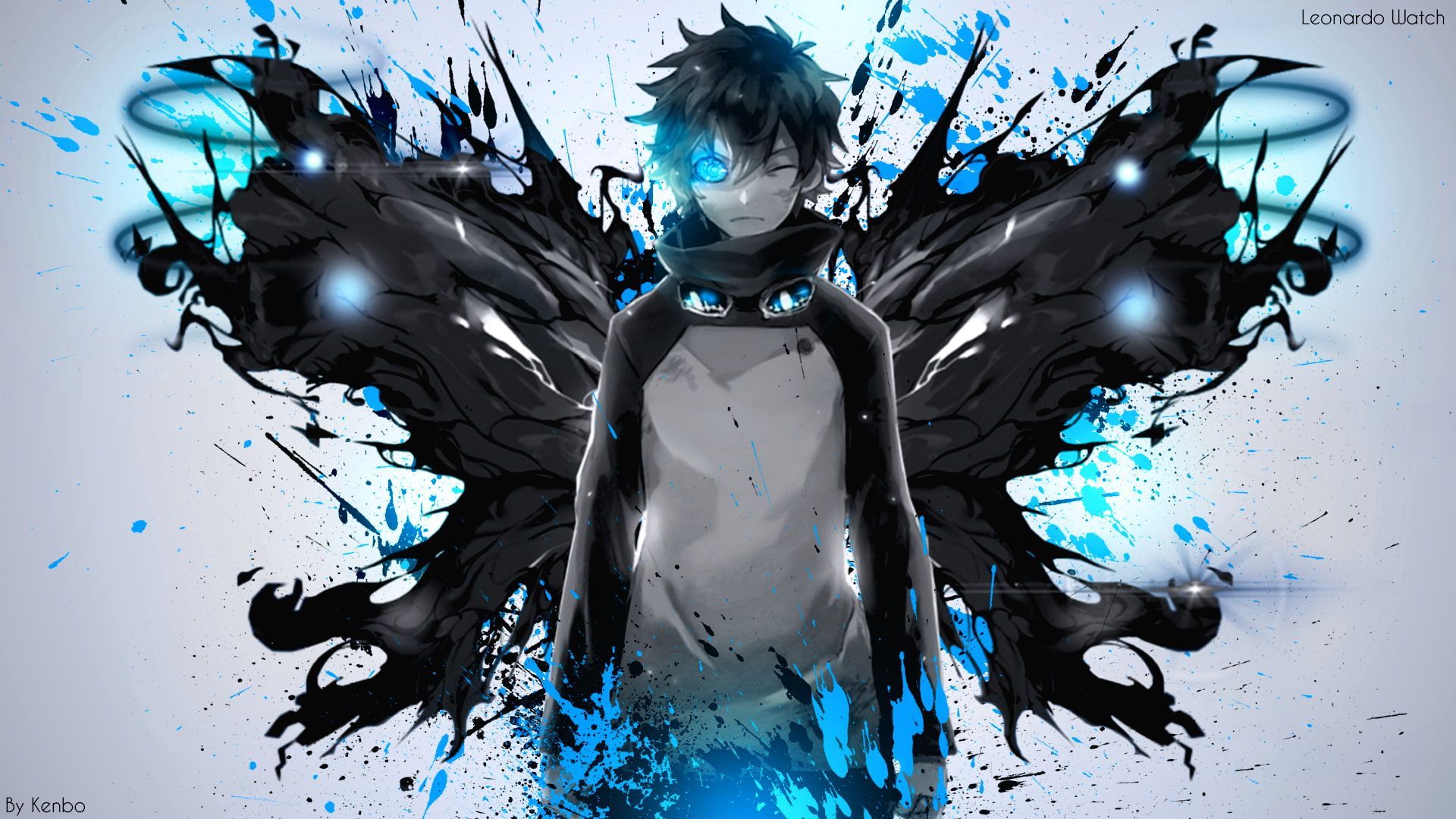 Blue Anime Character Wallpaper Free Blue Anime Character Background