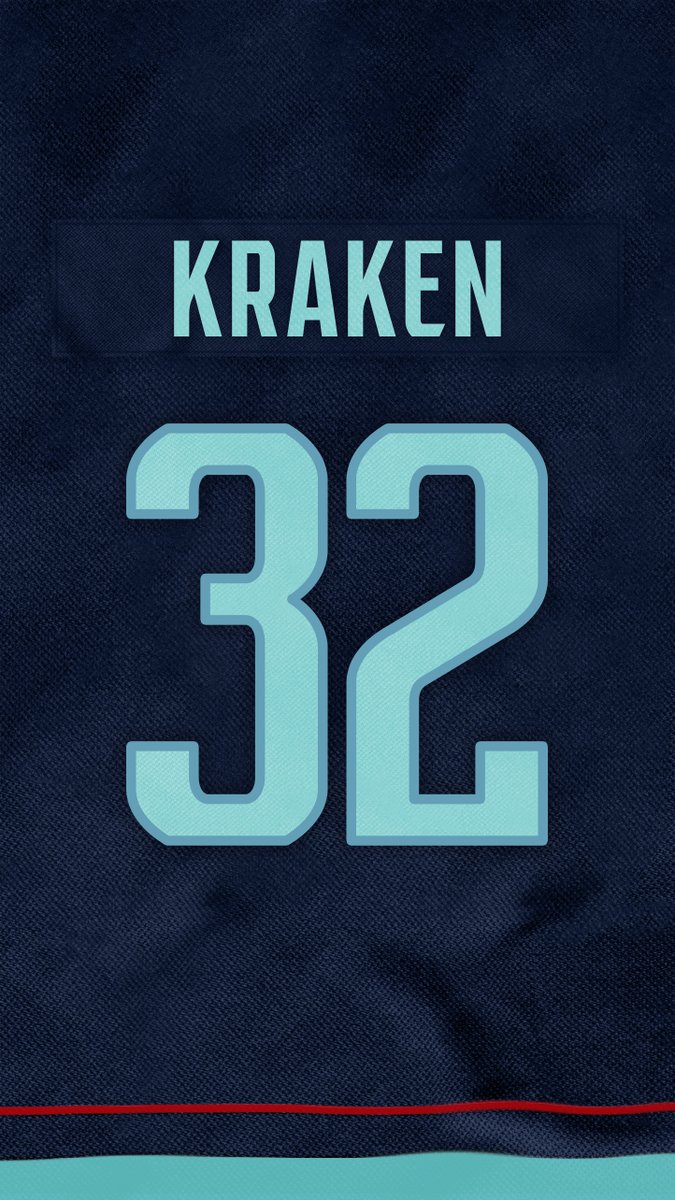 Seattle Kraken're making custom #seakraken jersey wallpaper for 32 of our twitter besties! all if you have to do is reply below with your name, number and phone size