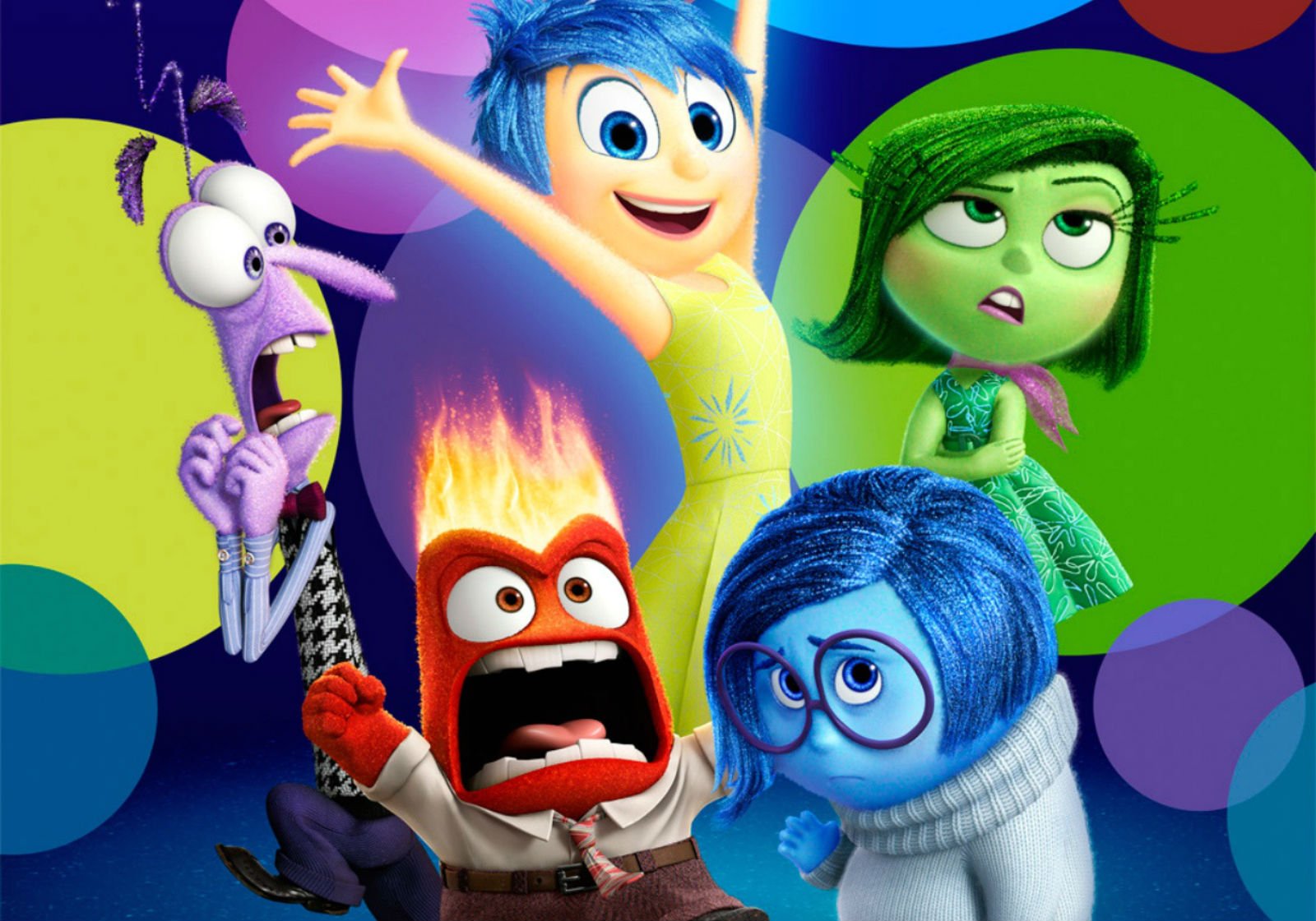 inside, Out, Disney, Animation, Humor, Funny, Comedy, Family, 1inside, Movie Wallpaper HD / Desktop and Mobile Background