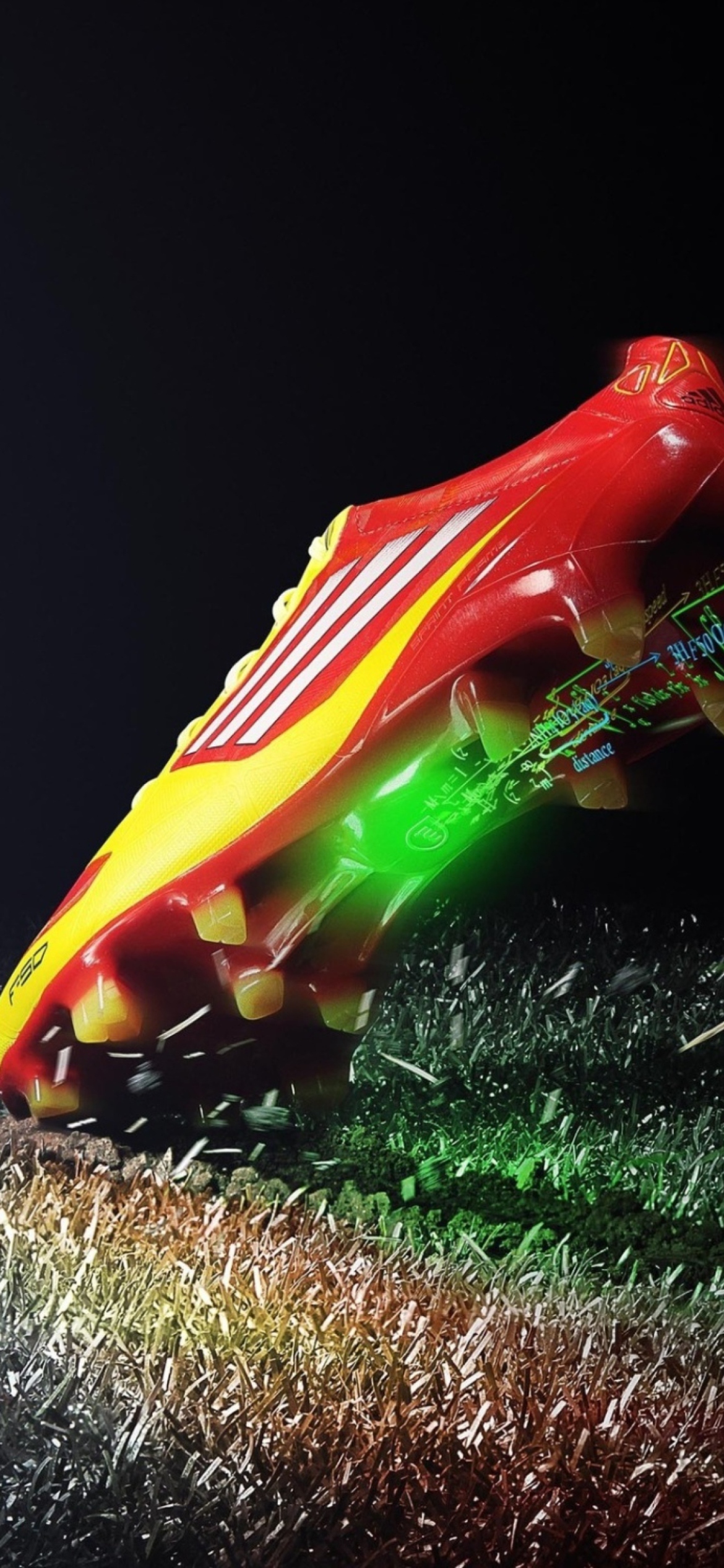 Adidas Football Shoe Wallpaper for iPhone 12 Pro