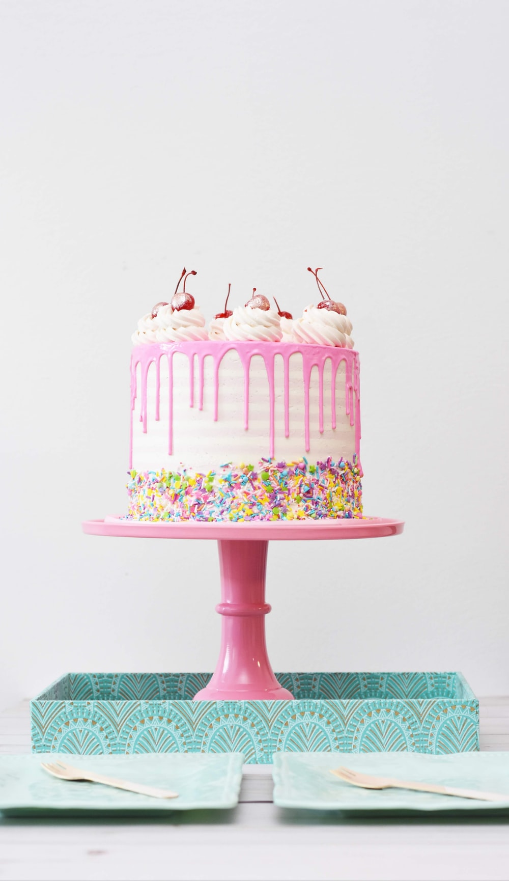 30,Pink Cake Picture. Download Free Image