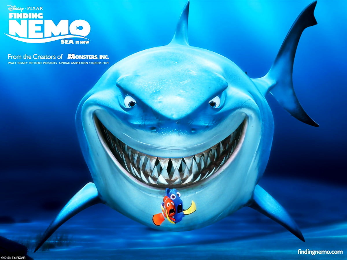 Finding Nemo, Fish, Shark background. FREE Download picture