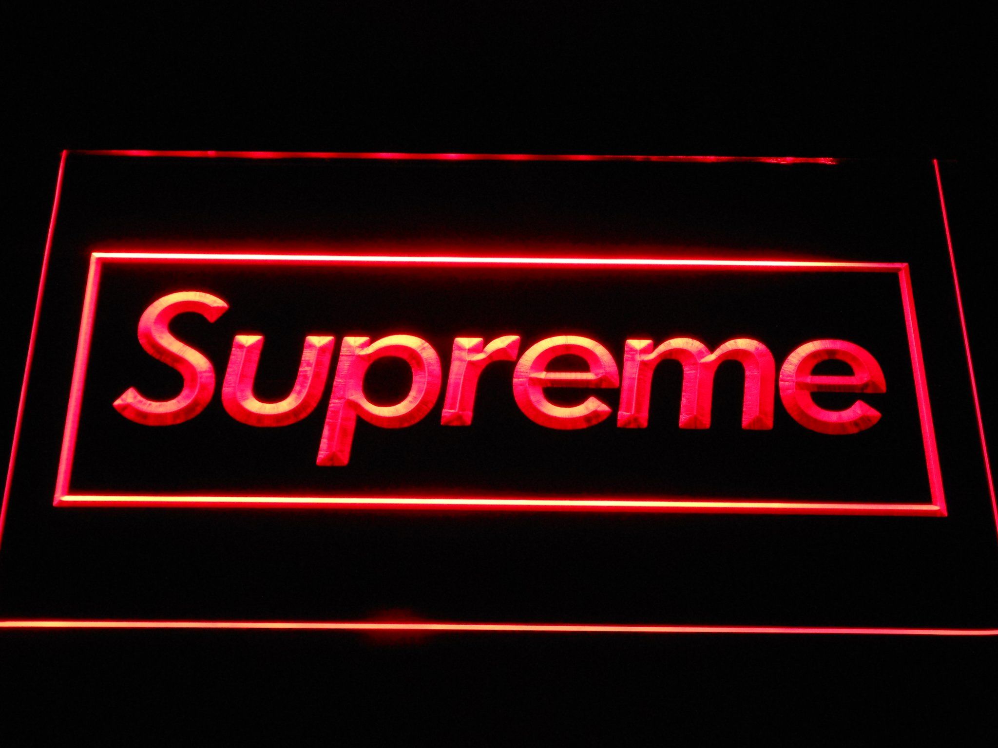 Supreme Neon Wallpaper