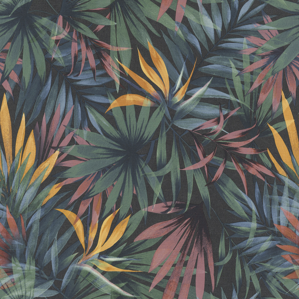 Rasch Eden Tropical Palm Wallpaper 465228. Palm wallpaper, Tropical wallpaper, Tropical