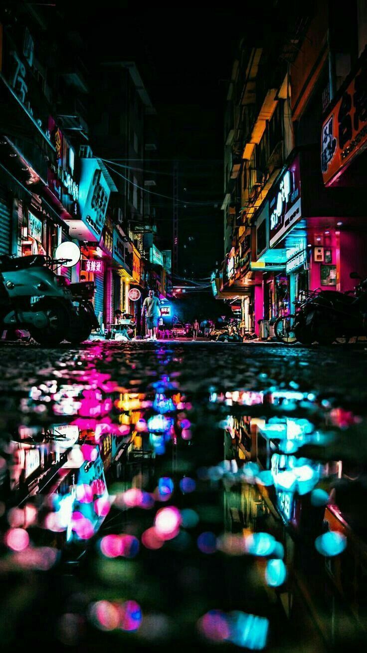 Psychedelic. City wallpaper, Night photography, Street photography