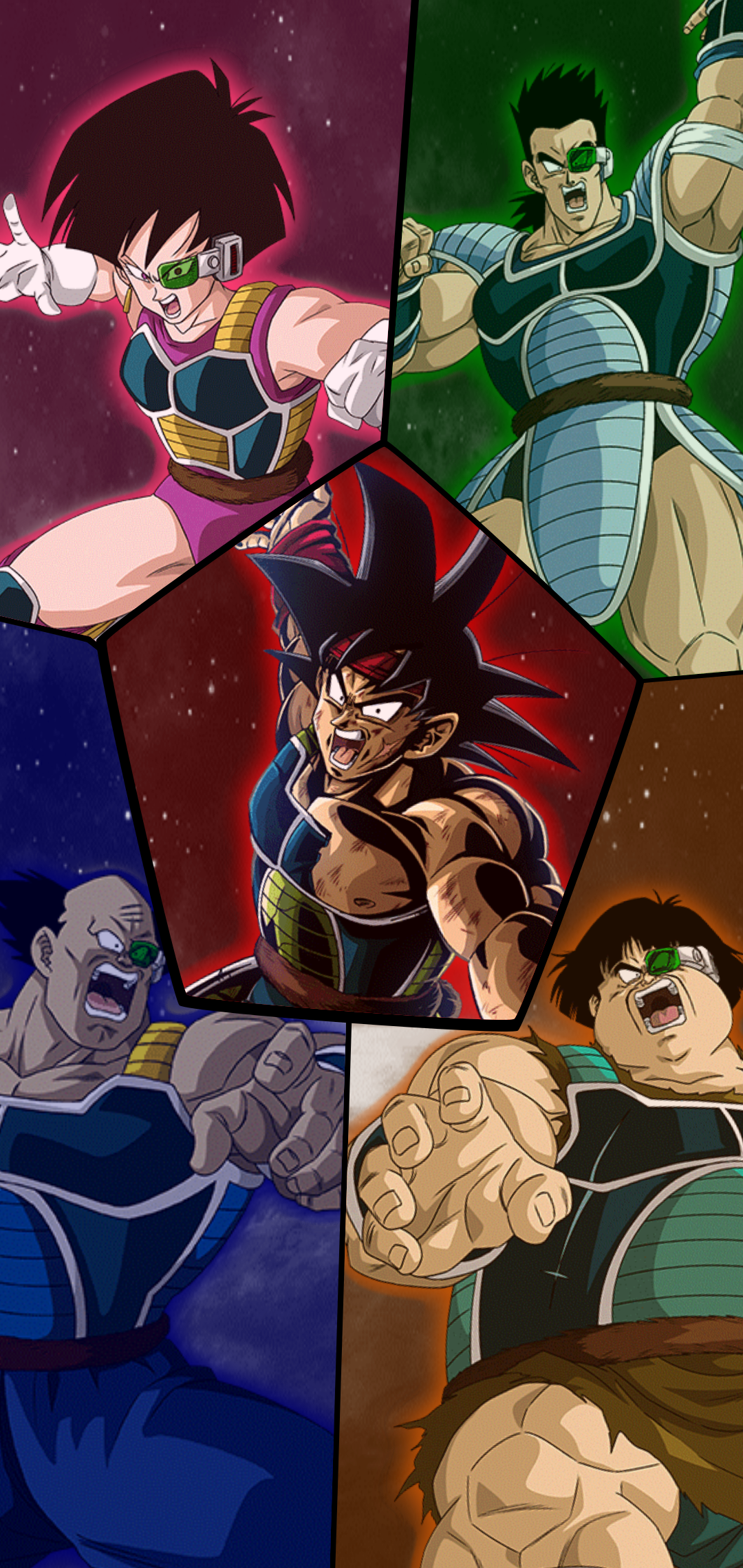 Goku, Turles, Bardock Wallpaper : r/DragonballLegends