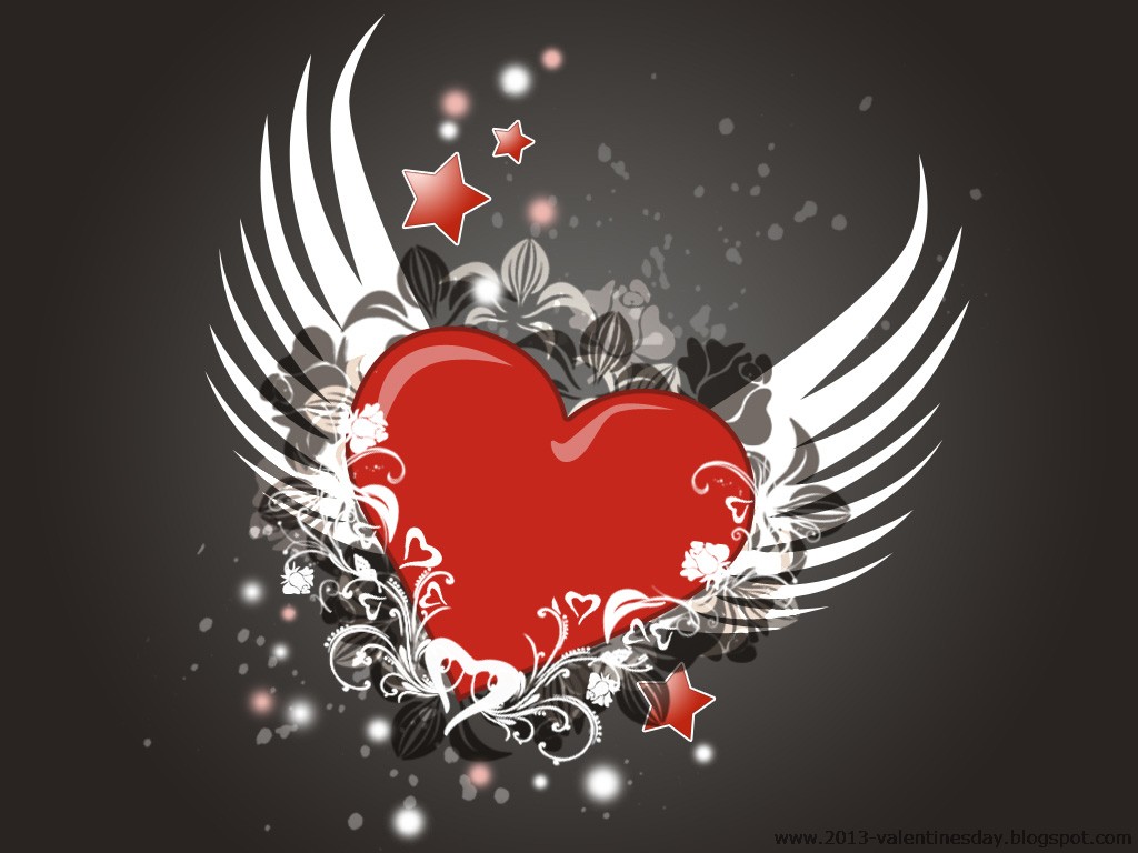 Heart With Wings Wallpaper Valentines Day To Our Military
