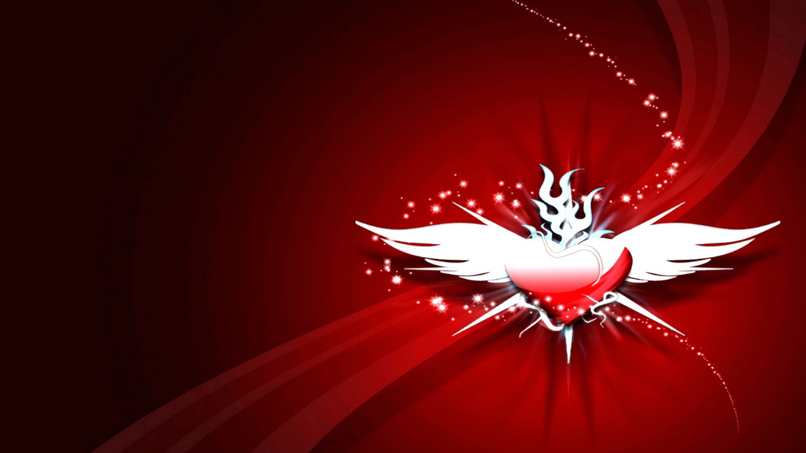 Free download heart with wings on a red background Desktop wallpaper 1600x900 [1600x900] for your Desktop, Mobile & Tablet. Explore Pink Heart with Wings Wallpaper. Angel Wing Wallpaper