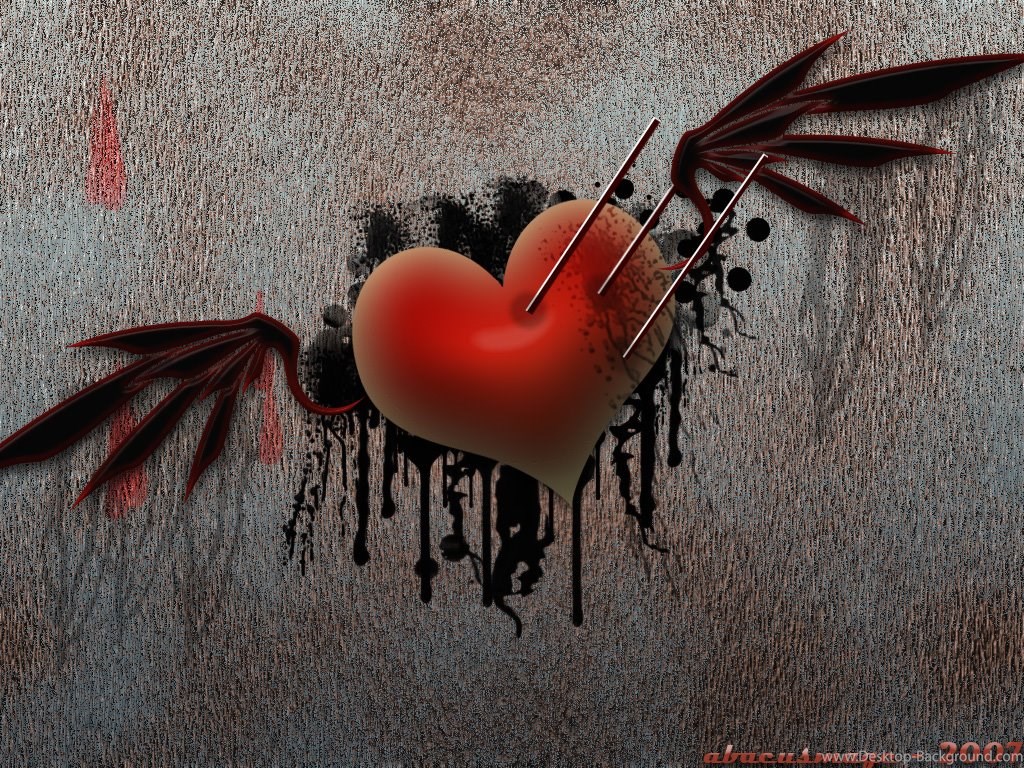 Broken Hearted Wallpaper 26 Desktop Background Hdlovewall Hearts With Wings Wallpaper & Background Download