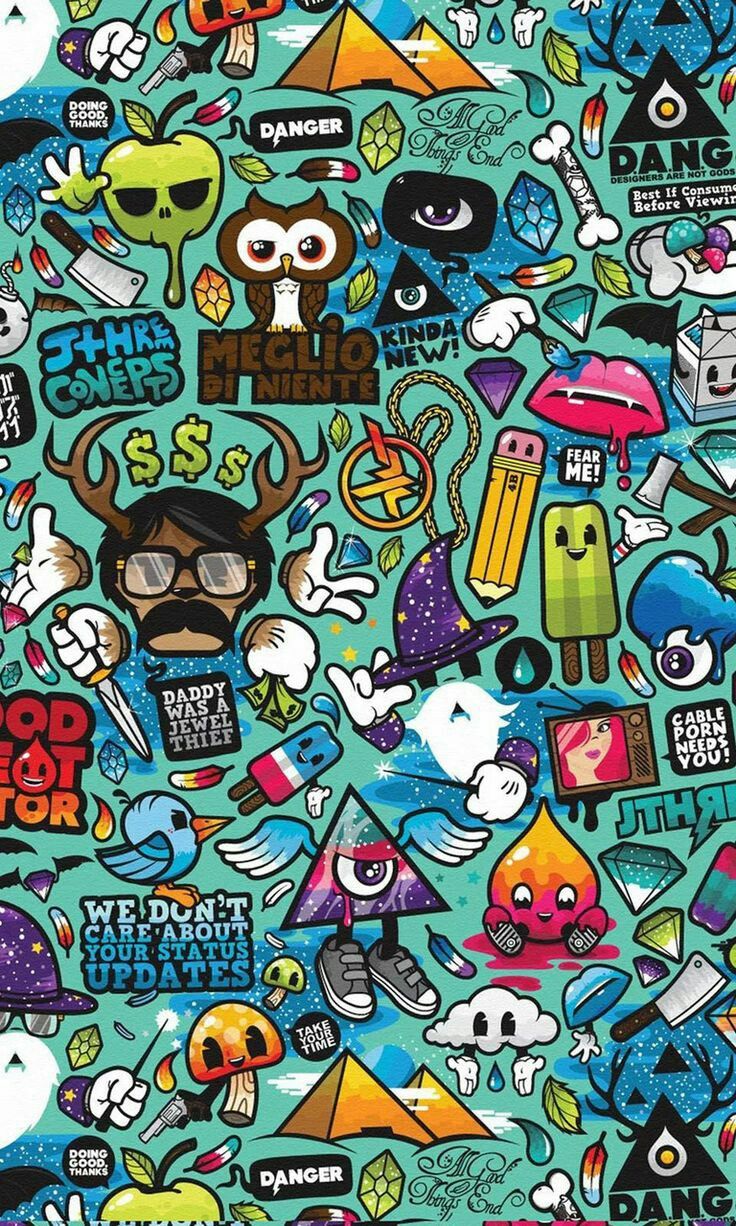 Wallpaper. Graffiti wallpaper iphone, Cartoon wallpaper, Cartoon wallpaper hd