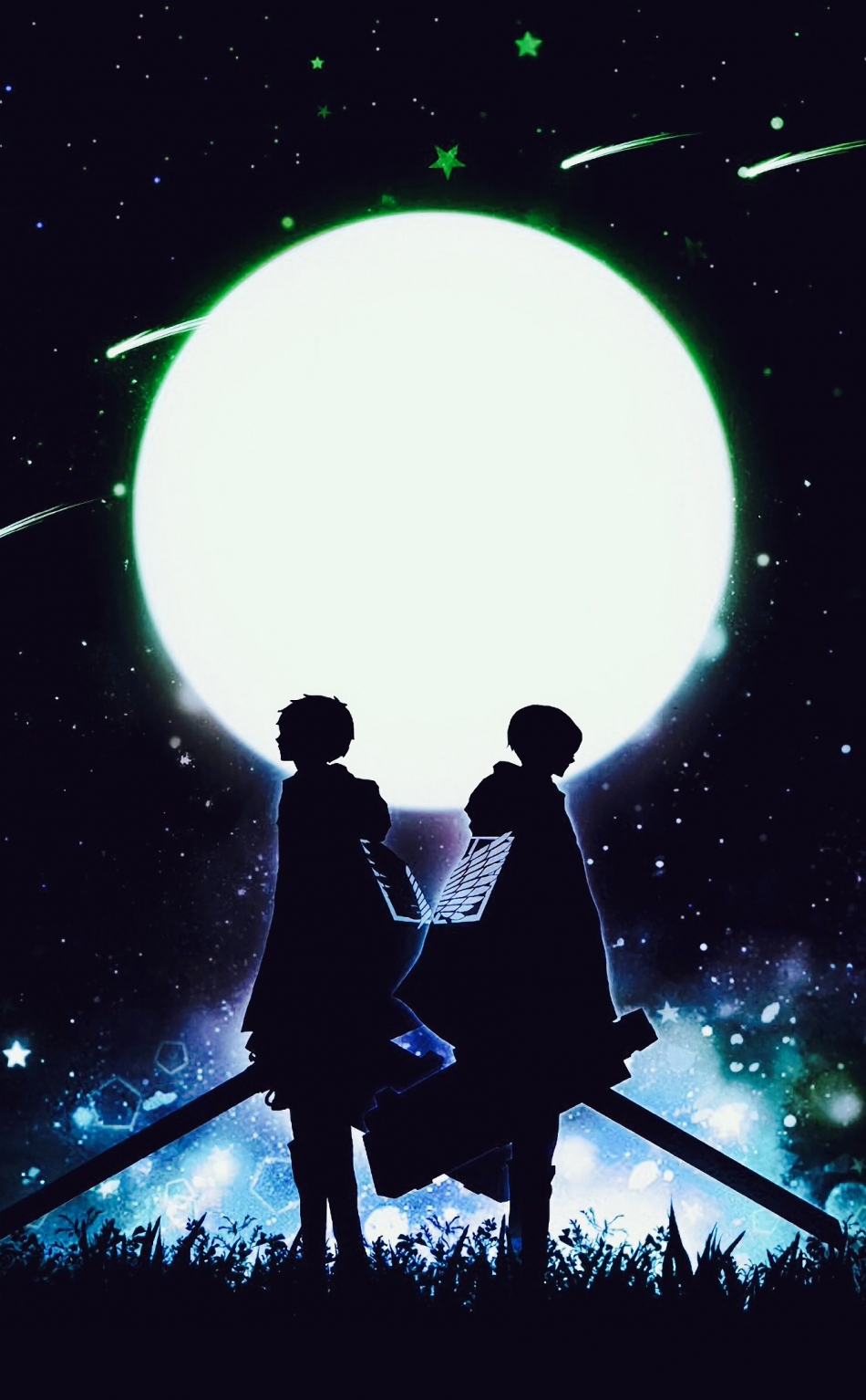 Download minimal, eren yeager, levi ackerman, attack on titan, art 950x1534 wallpaper, iphone, 950x1534 HD image, background, 10746