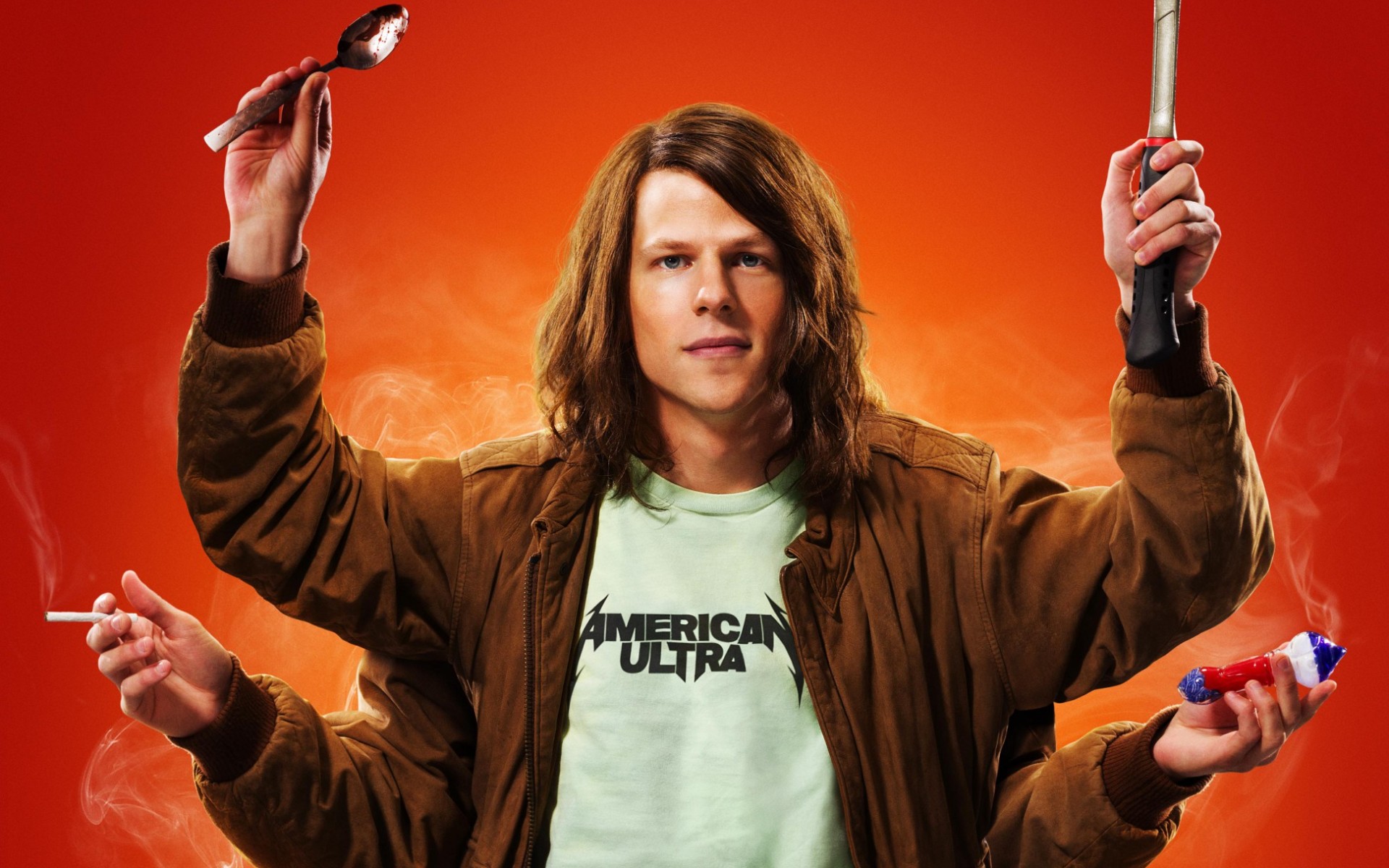 Jesse Eisenberg As Mike Howell American Ultra Wallpaper