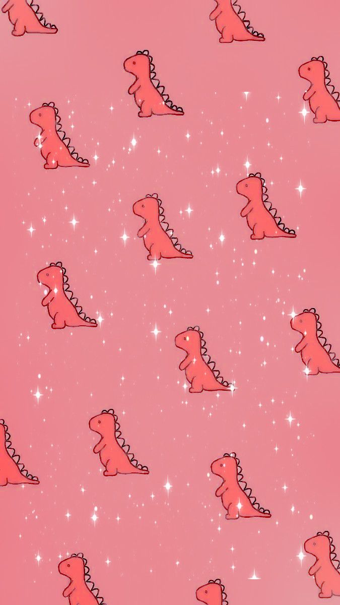 Get the Adorable Look with Pink Dinosaur Backgrounds for Your ...