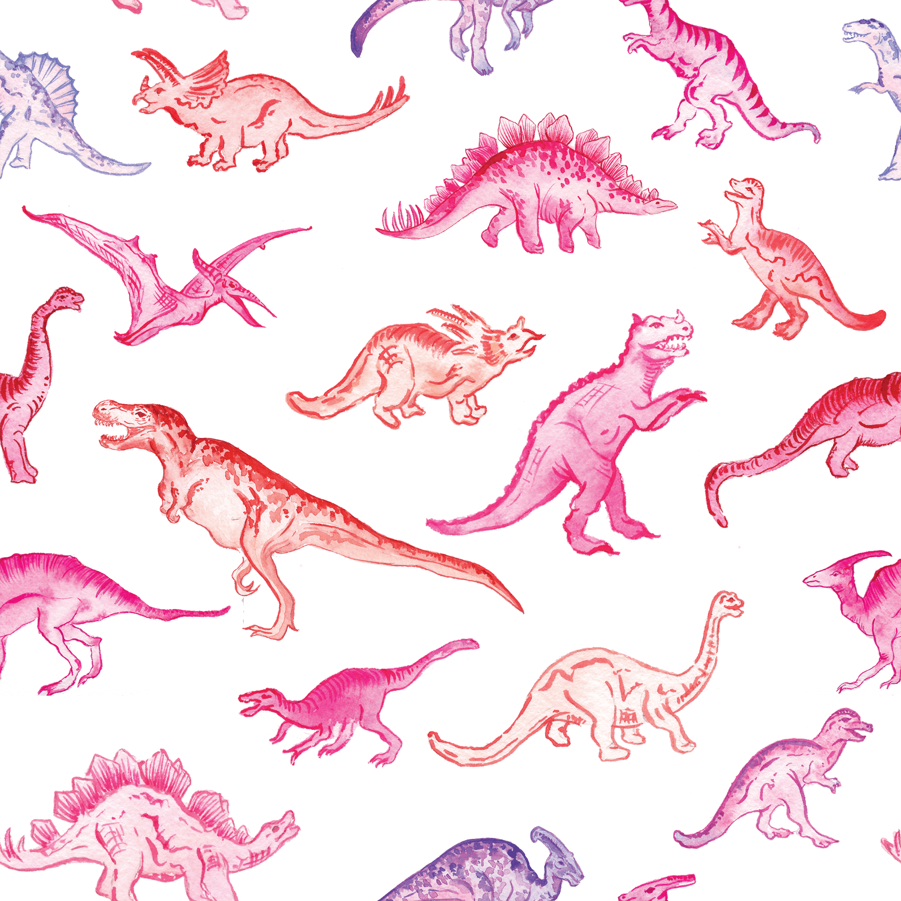 Print Galiara Designer Back Case Cover for iPhone 7 7s Plus  Cute Pink  Dinosaur Wallpaper   Amazonin Electronics