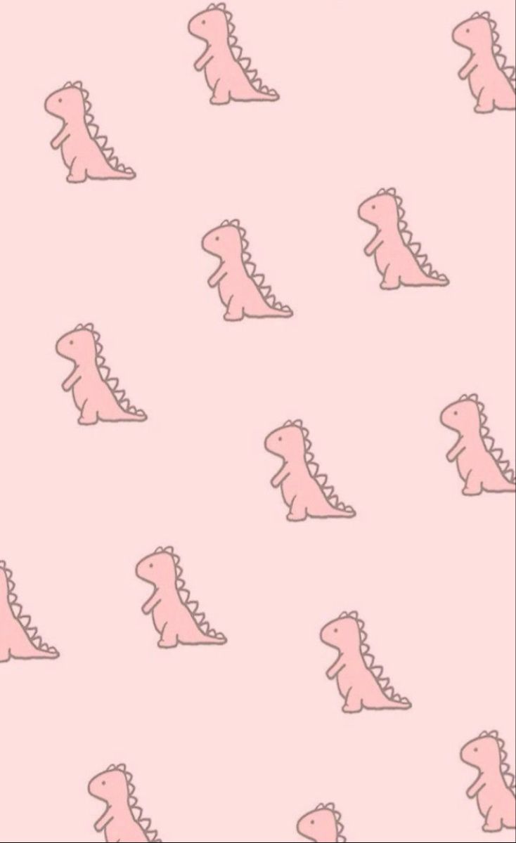 Pink Dino wallpaper. Dinosaur wallpaper, Wallpaper iphone cute, Cute tumblr wallpaper