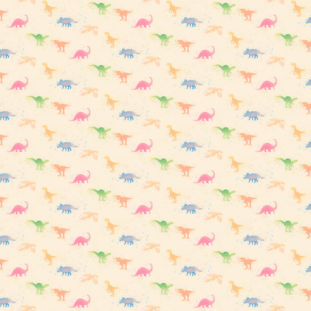 Watercolour Dinosaurs by Albany, Wallpaper Direct