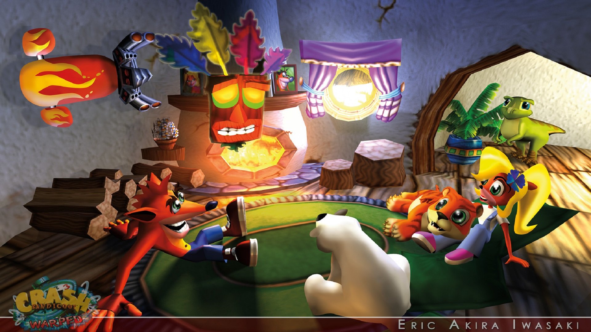 Aku Aku Crash Bandicoot Coco Bandicoot Crash Bandicoot Character Wallpaper:1920x1080