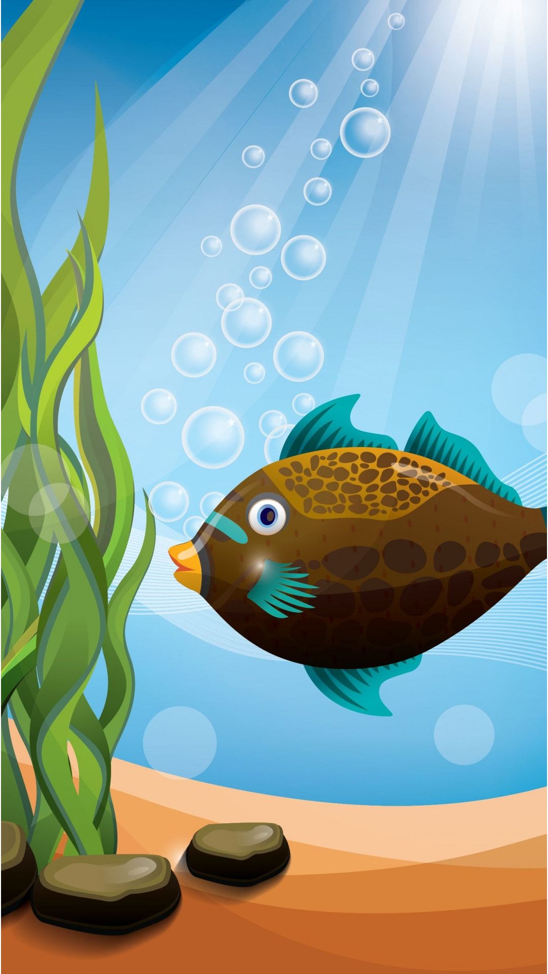 Clean Fish iPhone Wallpaper