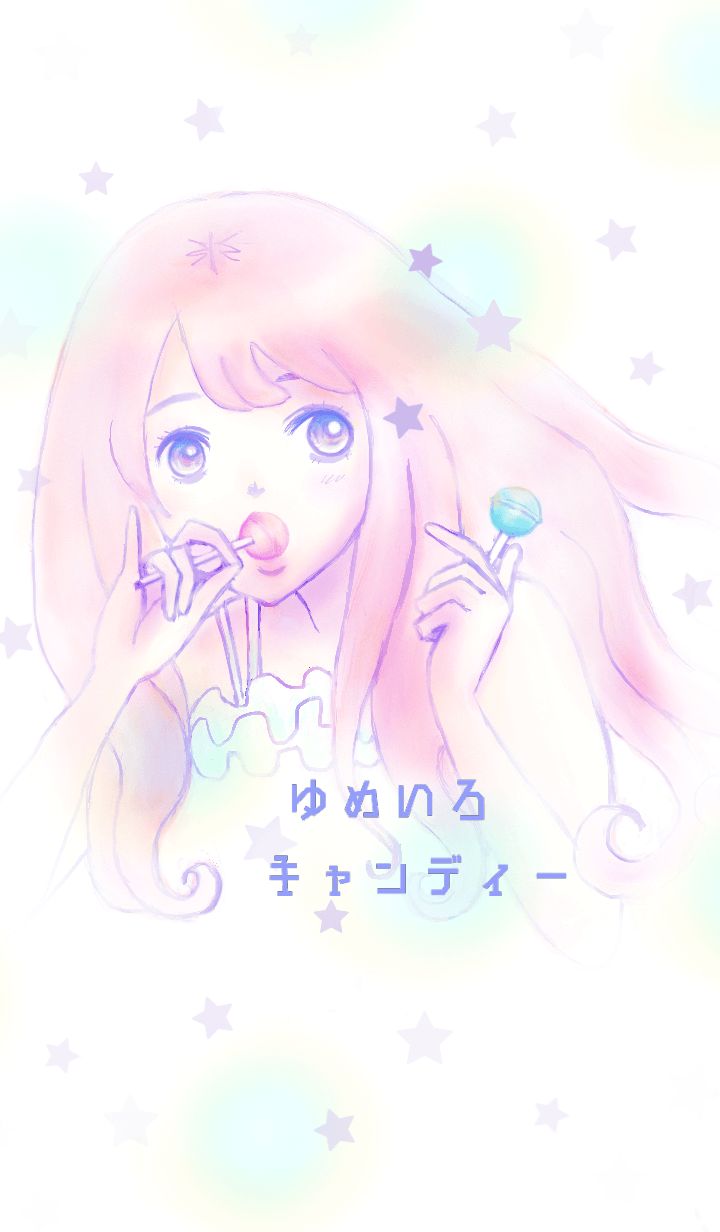 Girl and candy desigh. Kawaii wallpaper, Kawaii anime, Anime drawings