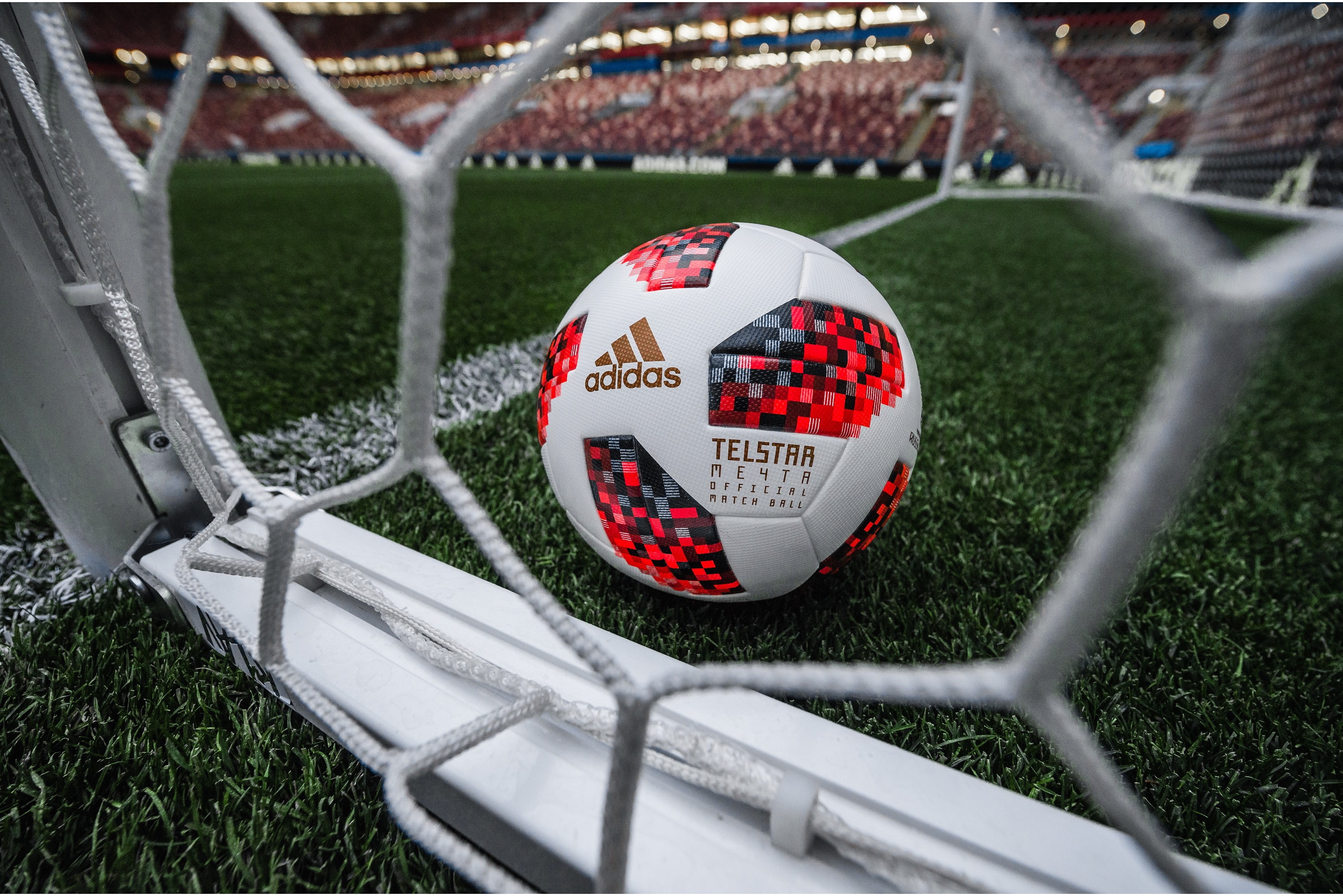 Adidas Soccer Ball In The Field